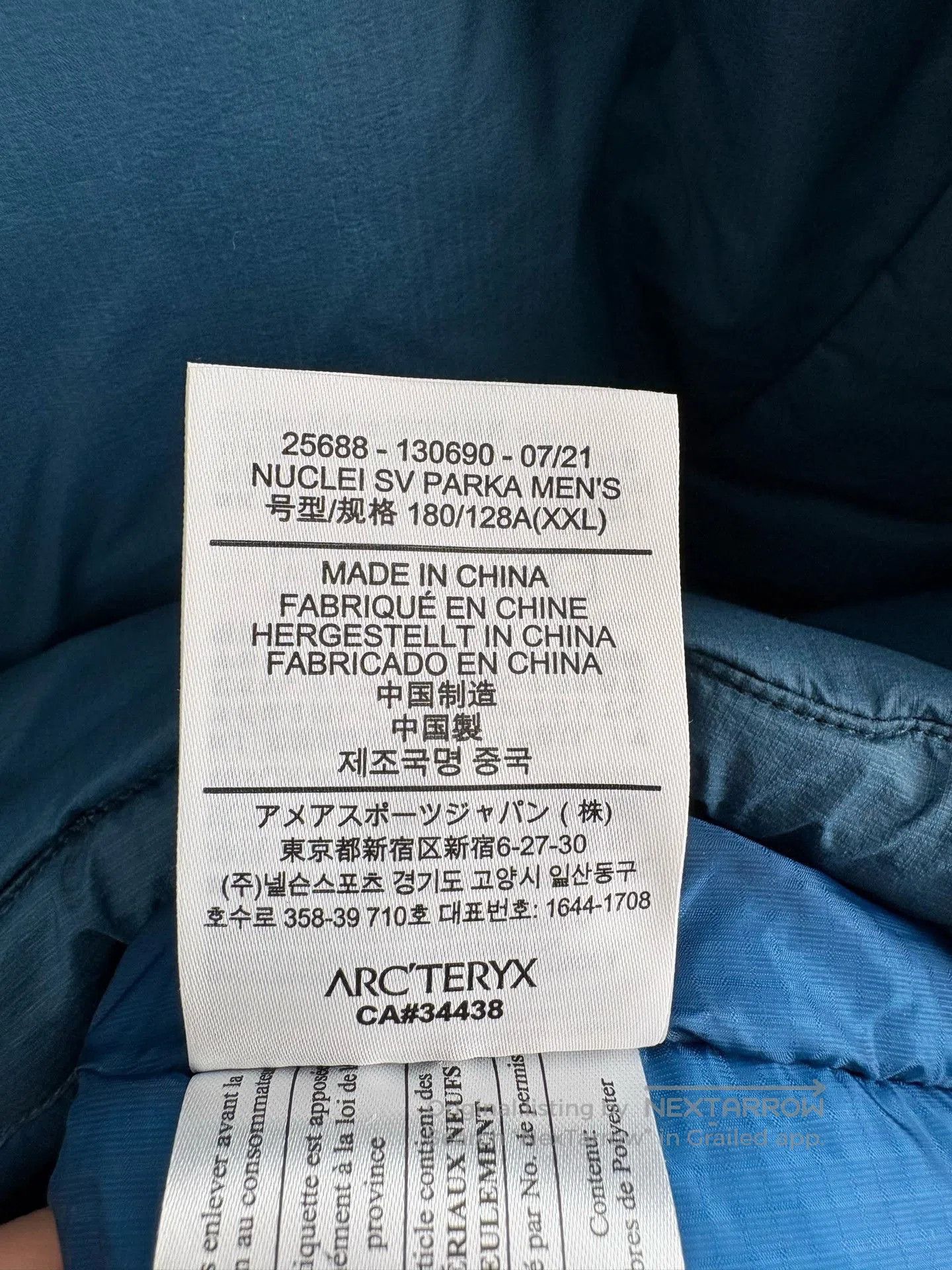 Arc'teryx Arcteryx Nuclei SV Parka. Size US XXL / EU 58 / 5 - 5 Thumbnail
