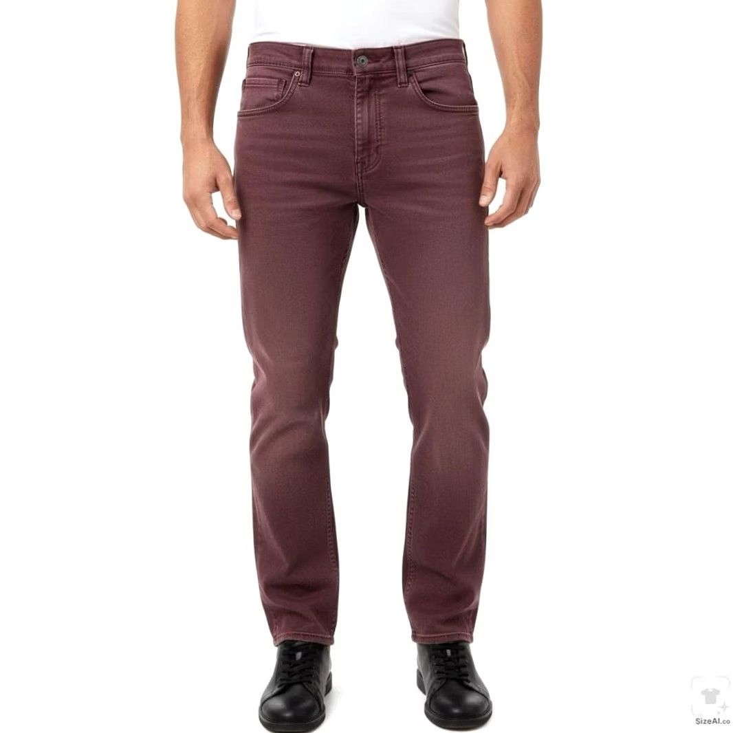 Levi's Levi's 501 Jeans Mens 36x32 Red Medium Wash Straight Denim Button Fly Classic Fit Size US 36 / EU 52 - 4 Thumbnail