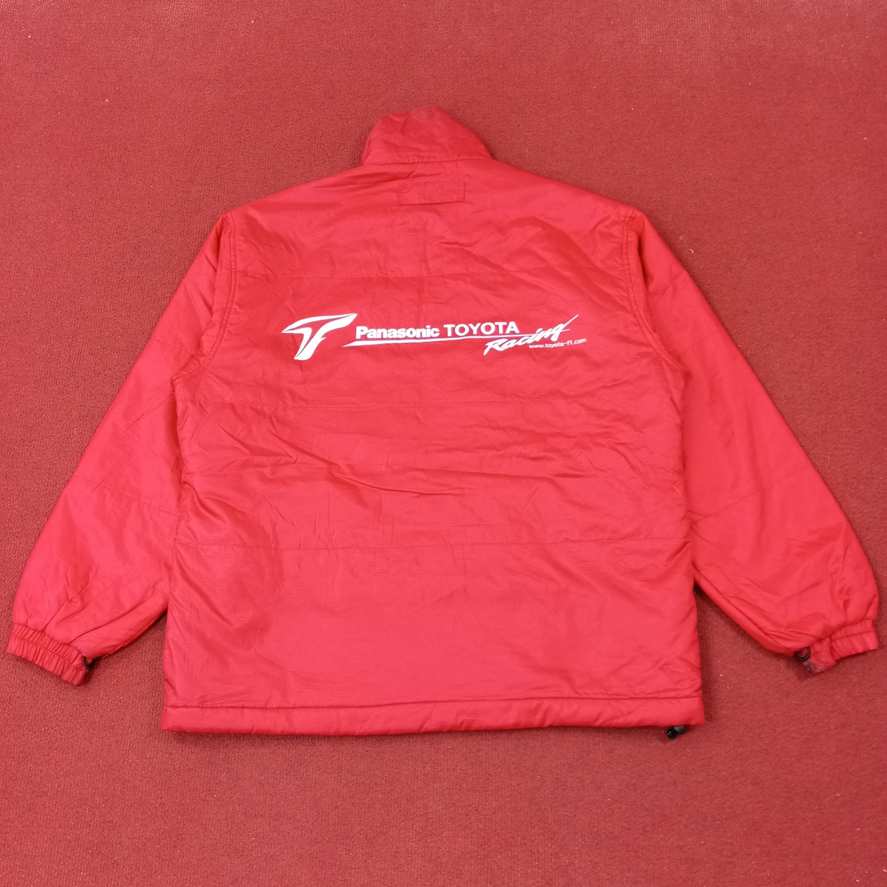 Japanese Brand × Vintage Panasonic Toyota Racing Motorsports Jacket c216n10 Size US L / EU 52-54 / 3 - 1 Thumbnail