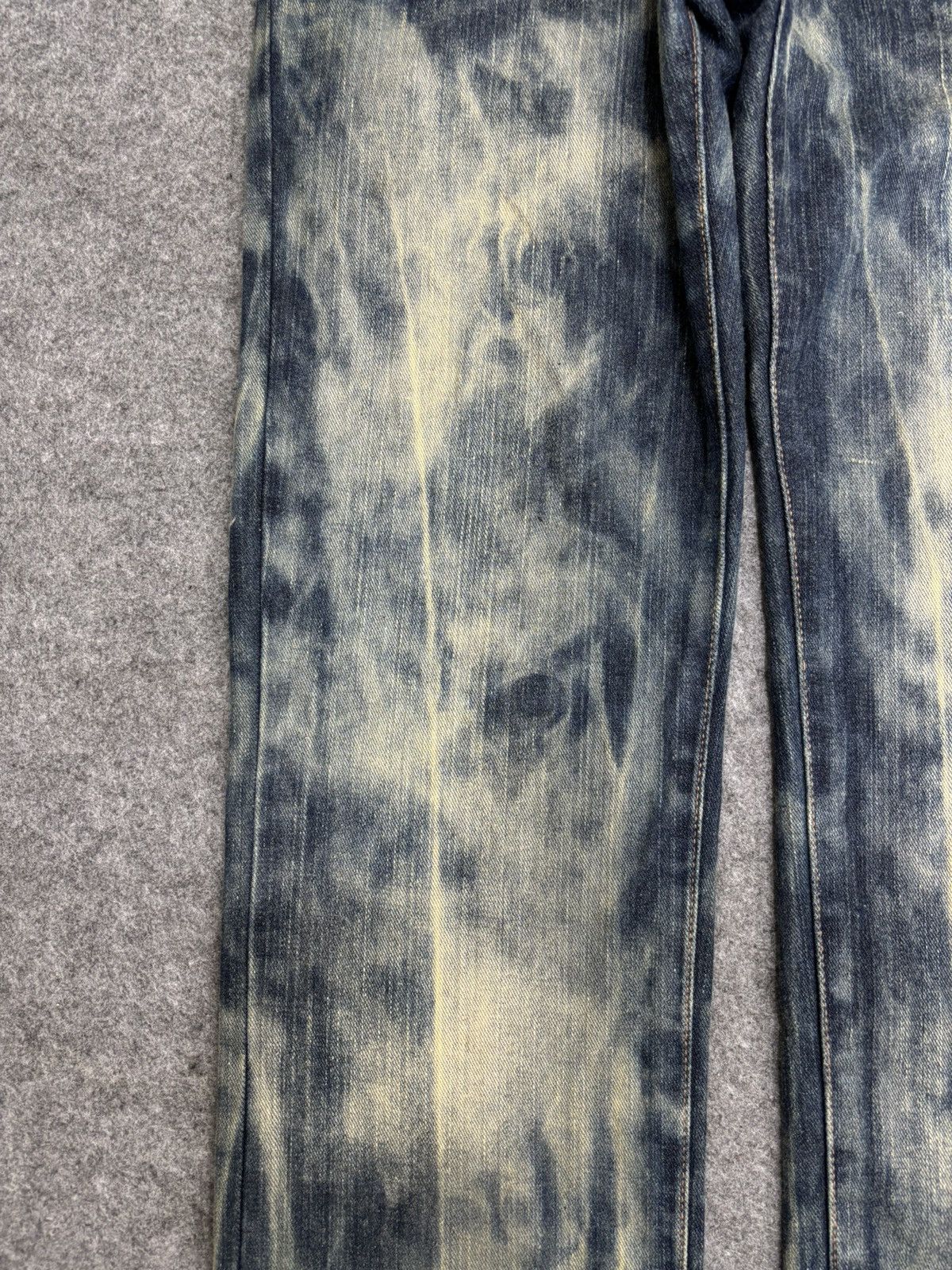 Japanese Brand 💥90s Style💥doublefocus Sick Fades Denim F591 Size US 35 - 7 Thumbnail