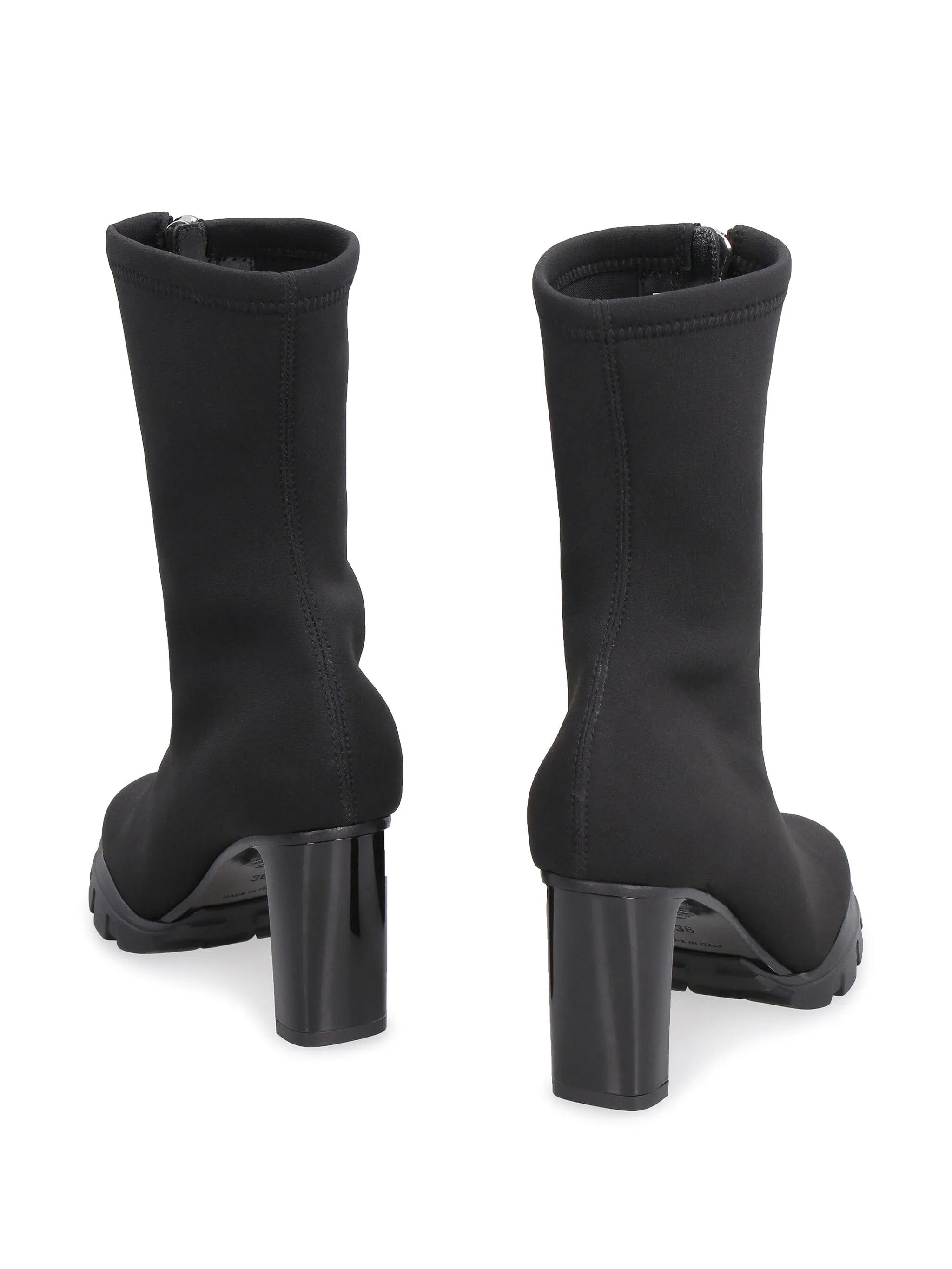 Alexander McQueen o1y0225 Ankle Boots in Black Size US 11 / IT 41 - 3 Thumbnail