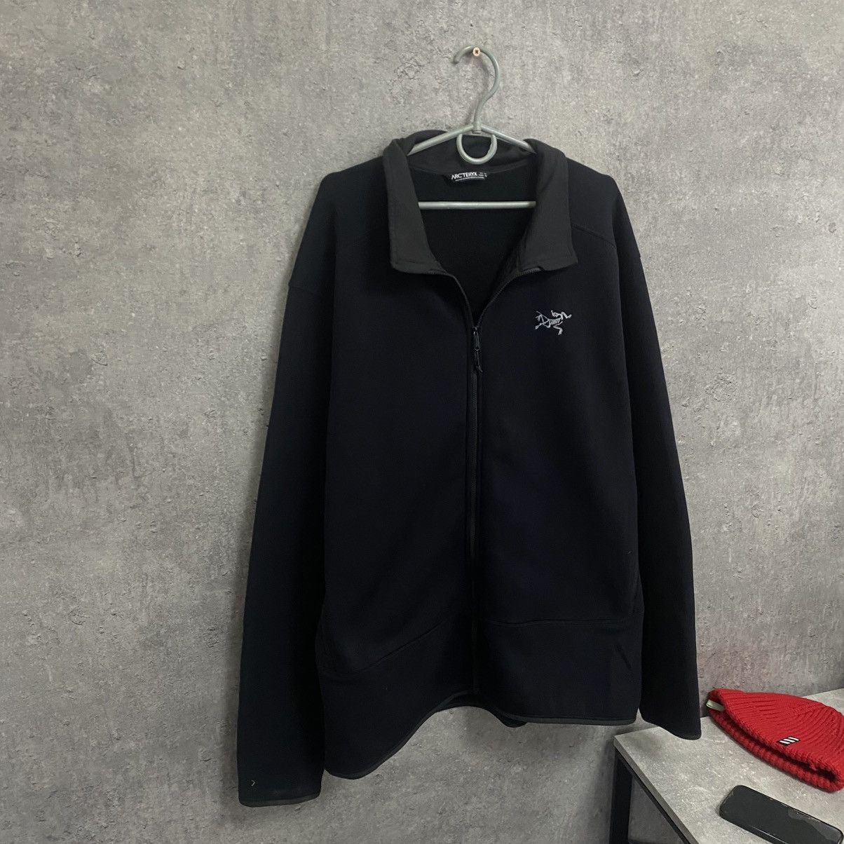Arc'teryx Arcteryx Fleece Jacket Full Zip Hoodie Black Size US XXL / EU 58 / 5 - 3 Thumbnail
