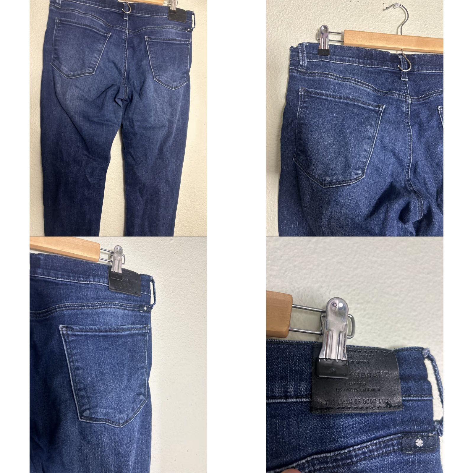Lucky Brand Lucky Brand Jeans Women's 12/31 Brooke Legging Dark Blue Skinny Regular 29in Inseam Pockets Size 34" / US 12 / IT 48 - 8 Thumbnail