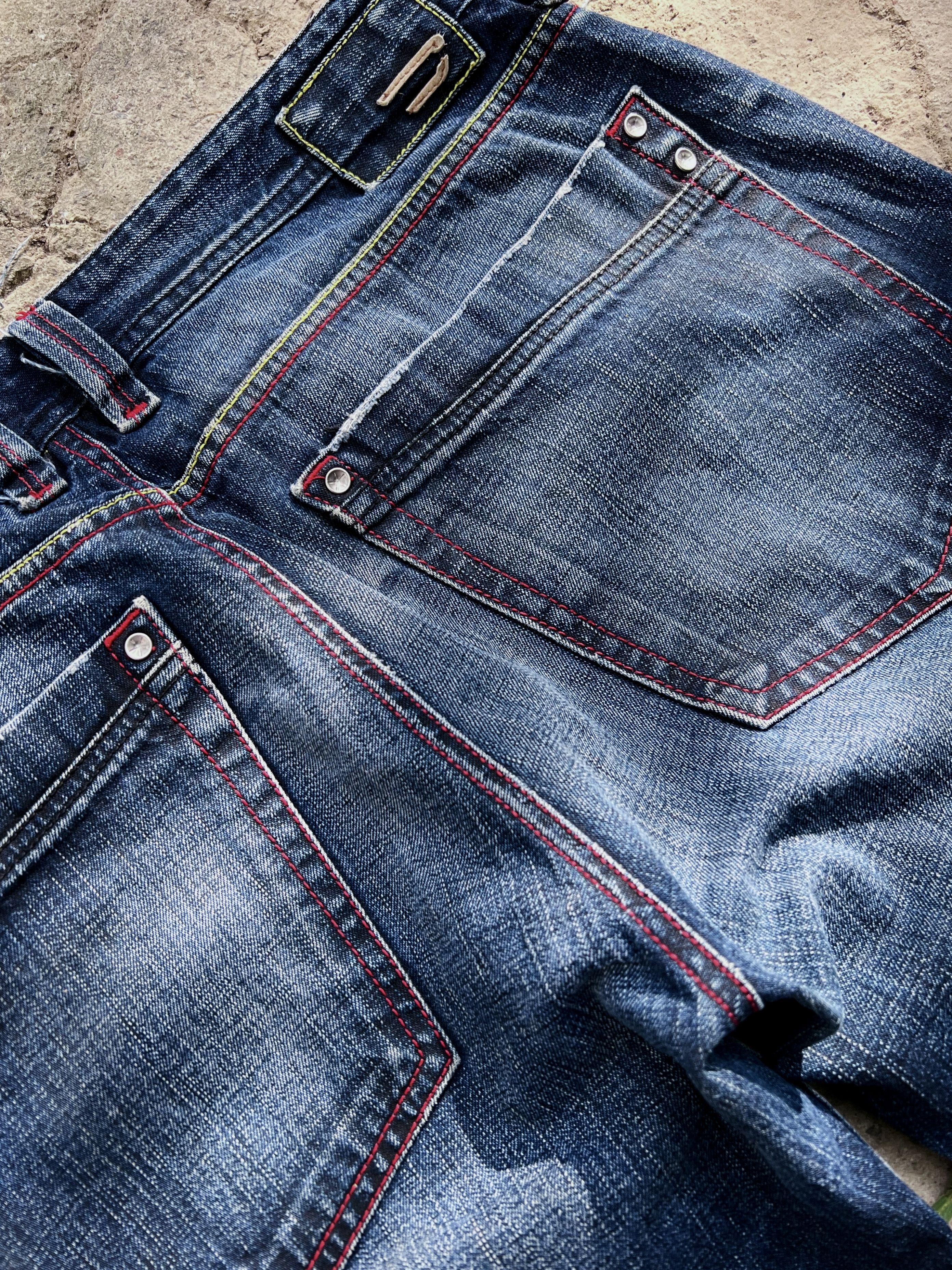 Diesel Y2K Vintage Diesel Flared Baggy Distressed Denim Jeans Size US 34 / EU 50 - 16 Thumbnail