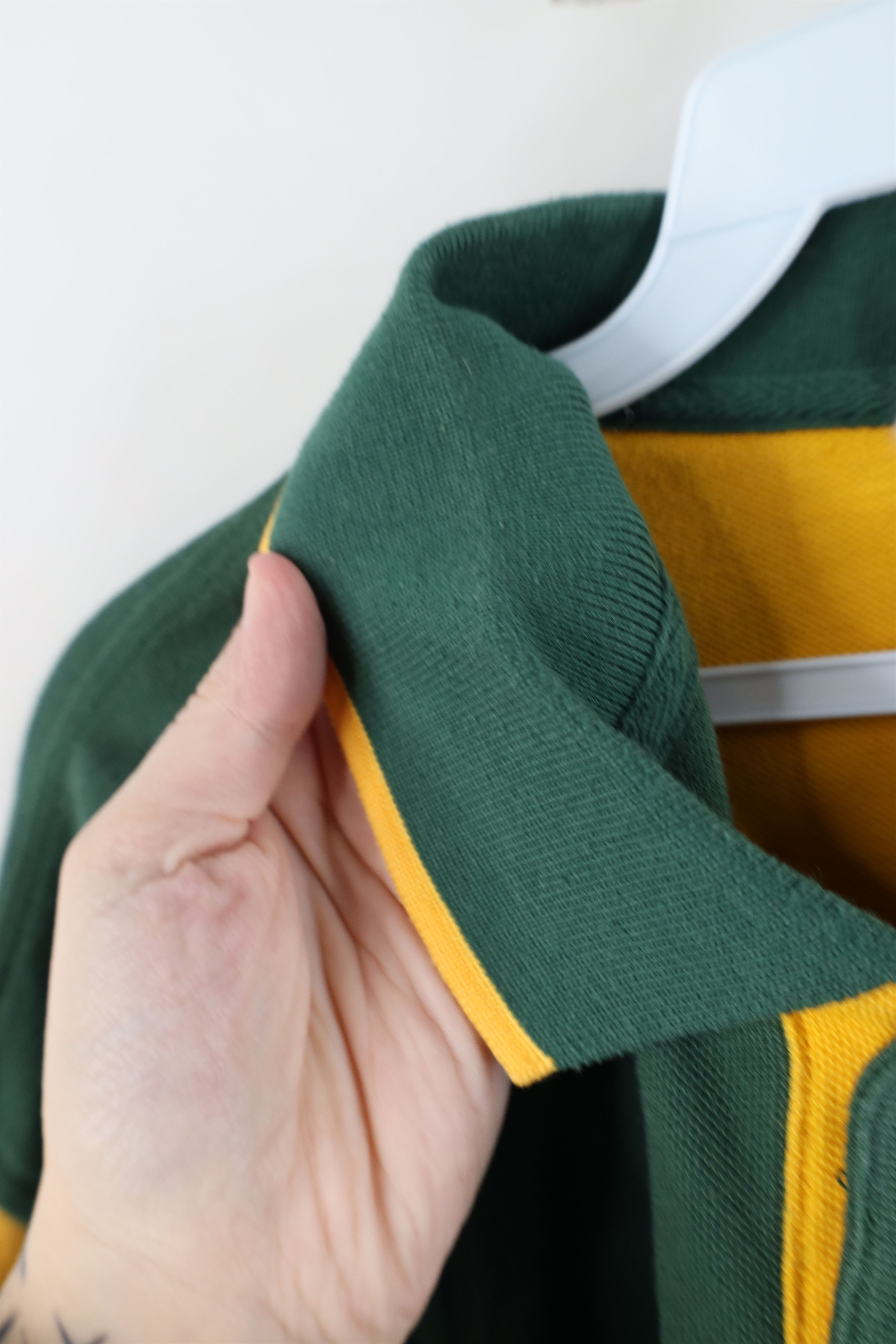 Vintage Vintage NFL Spell Out Green Bay Packers Football Polo Shirt Size US XL / EU 56 / 4 - 10 Thumbnail