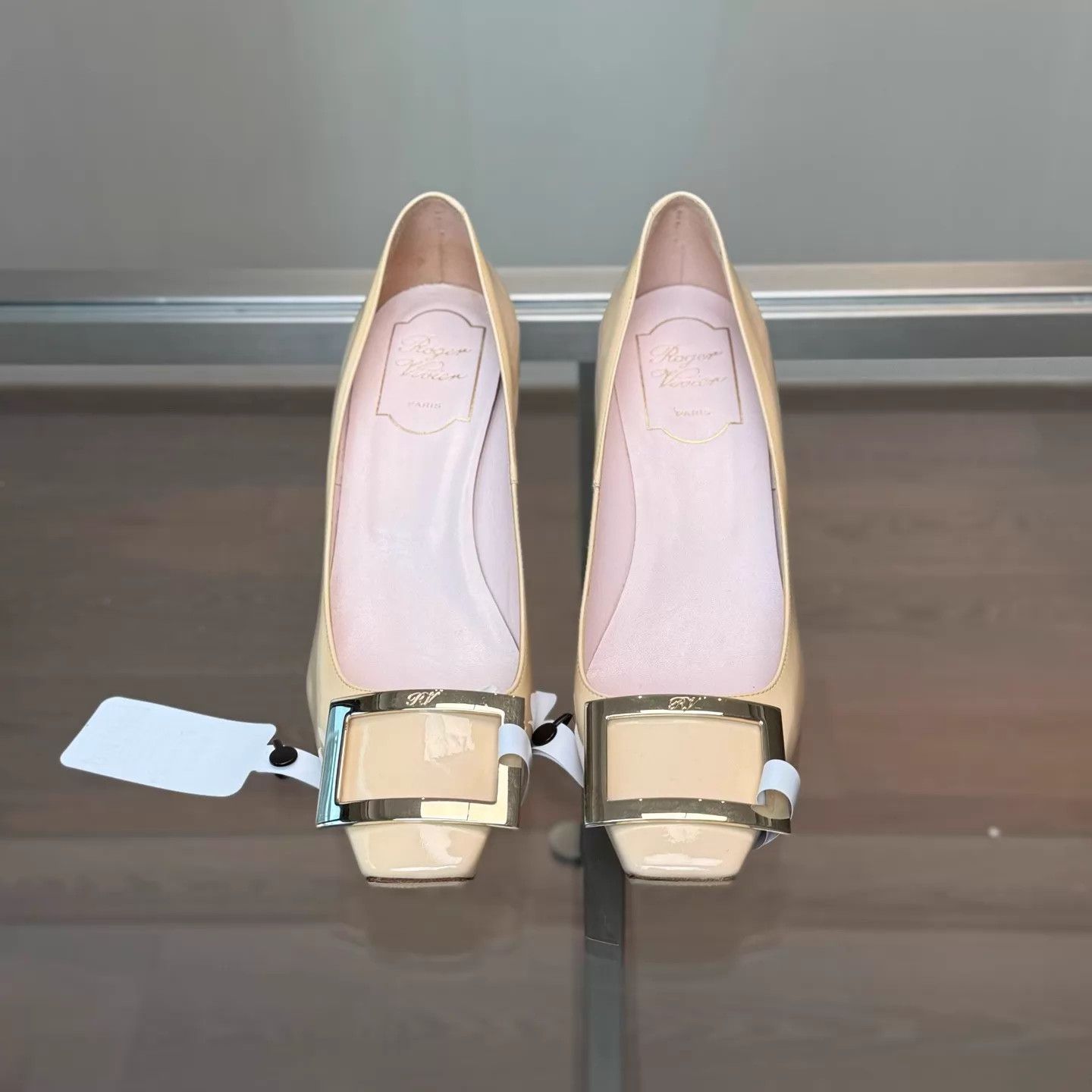 Roger Vivier Roger Vivier Patent Leather Square Buckle Pumps 37 99 Size US 6.5 / IT 36.5 - 5 Thumbnail
