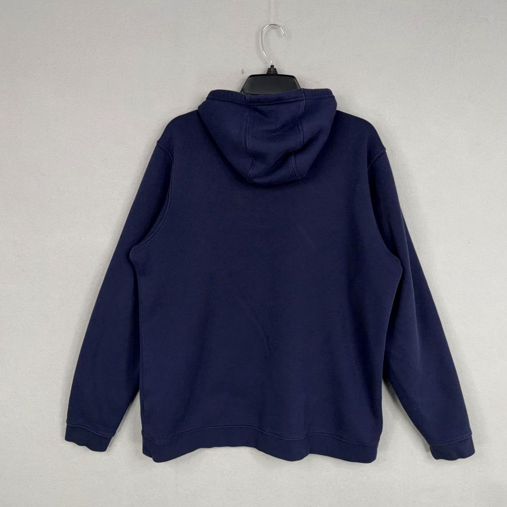 Nike Nike NBA NYC Hoodie Mens Large Navy Blue Fleece Pullover Basketball Club Swoosh Logo Pouch Pocket Size US L / EU 52-54 / 3 - 6 Thumbnail