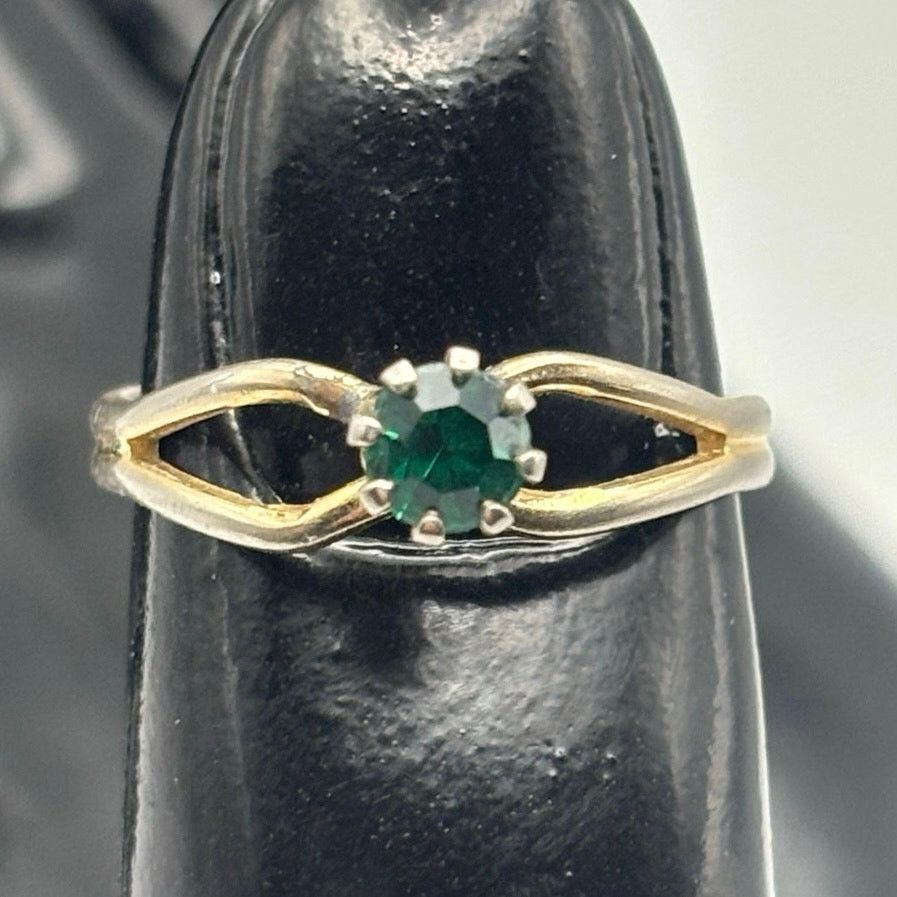 Other Green & Gold Crystal Ring Size ONE SIZE - 2 Thumbnail