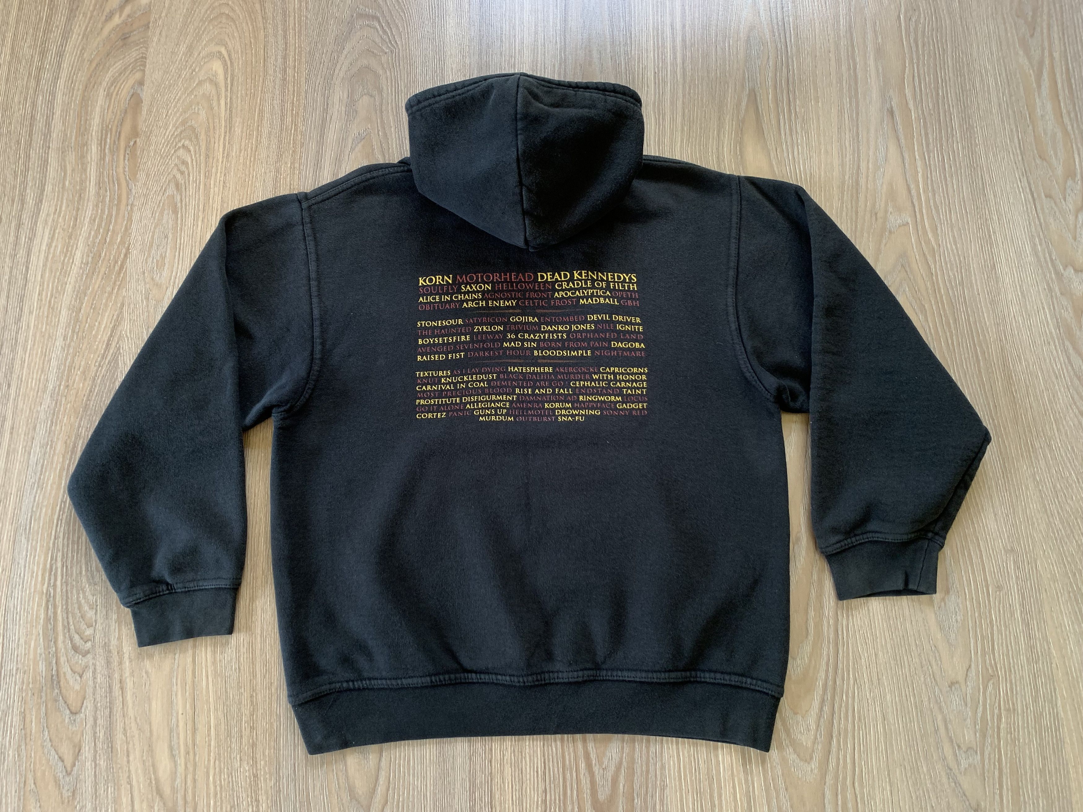 Band Tees × Vintage Rare Vintage Starworld HellFest Printed Hoodie Size US M / EU 48-50 / 2 - 3 Thumbnail