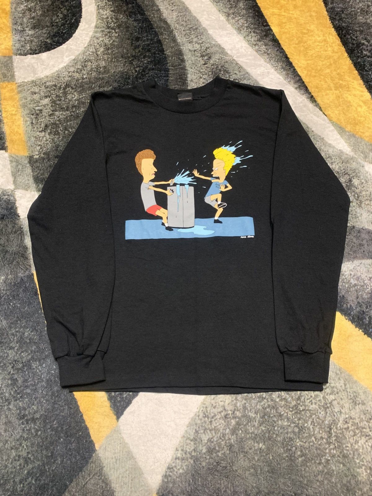 Vintage Beavis And Butthead MTV Vintage Long Sleeve T-Shirt Size ONE SIZE - 1 Thumbnail