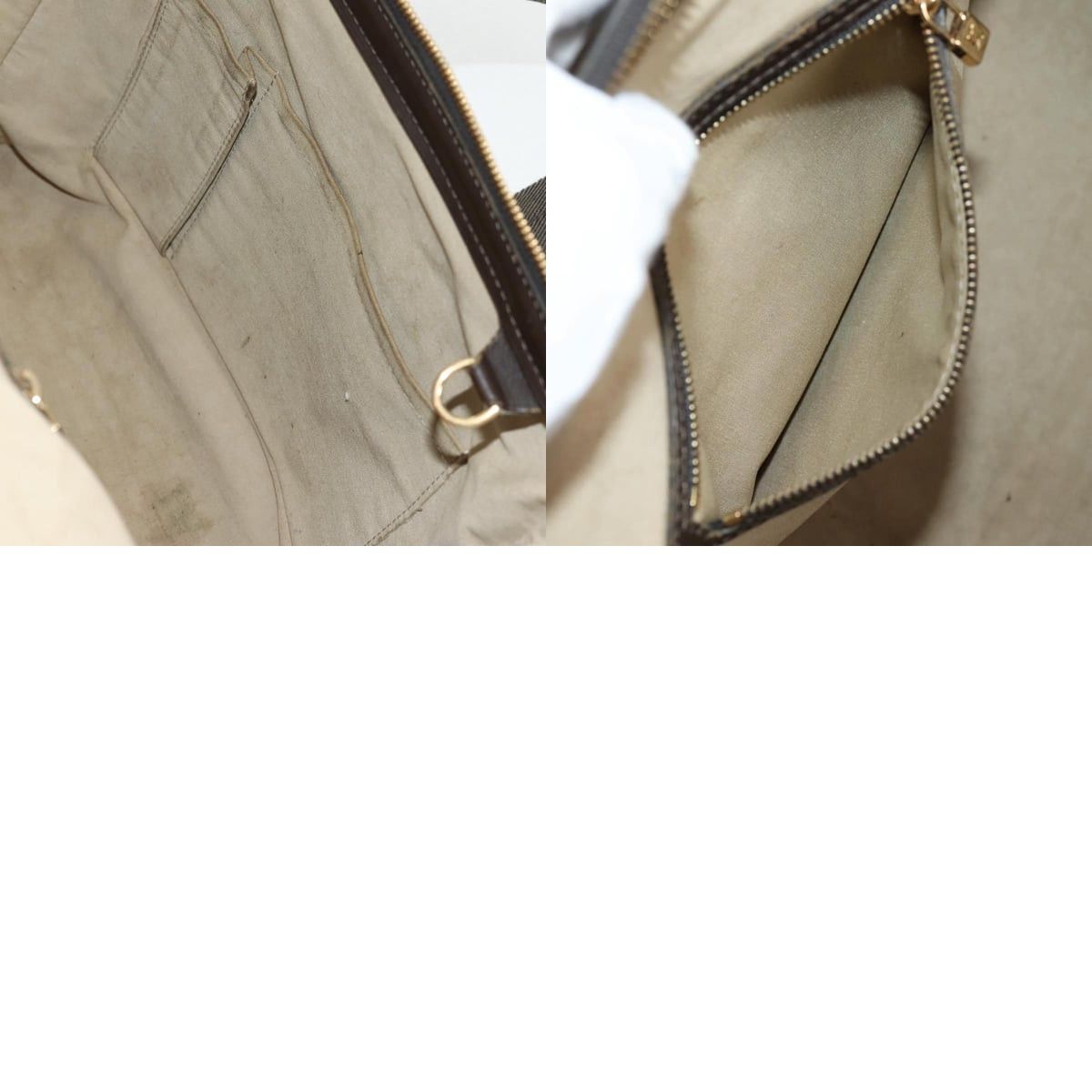 Louis Vuitton LOUIS VUITTON Monogram Mini Josephine GM Hand Bag Khaki Size ONE SIZE - 13 Thumbnail