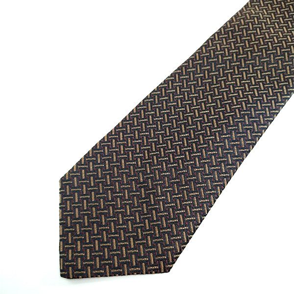 Other VTG 1980s Dominique France Tie Necktie Geometric 100% Silk Size ONE SIZE - 3 Thumbnail