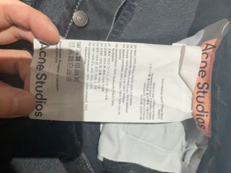 Acne Studios acne studios Vintage made old baggy wide-leg jeans 2503-Nex Size US 32 / EU 48 - 3 Thumbnail