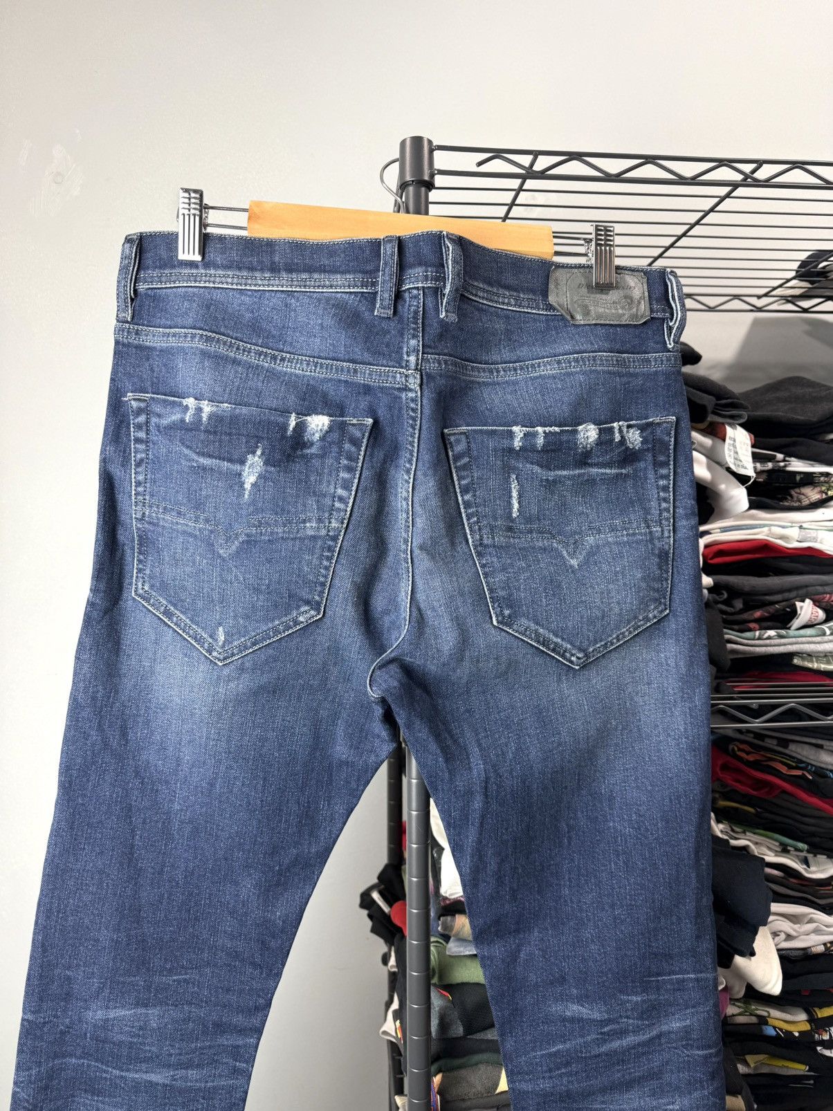 Diesel Vintage Diesel Tepphar Denim Pants Jeans Black Gold Size US 31 - 8 Thumbnail