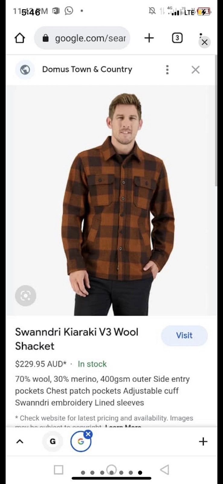Japanese Brand Swanndri Kiaraki V3 Wool Shacket Size US L / EU 52-54 / 3 - 1 Thumbnail