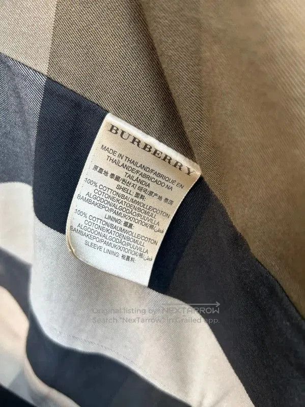 Burberry Burberry Black Cotton Logo Short Trench Coat. Size S / US 4 / IT 40 - 5 Thumbnail