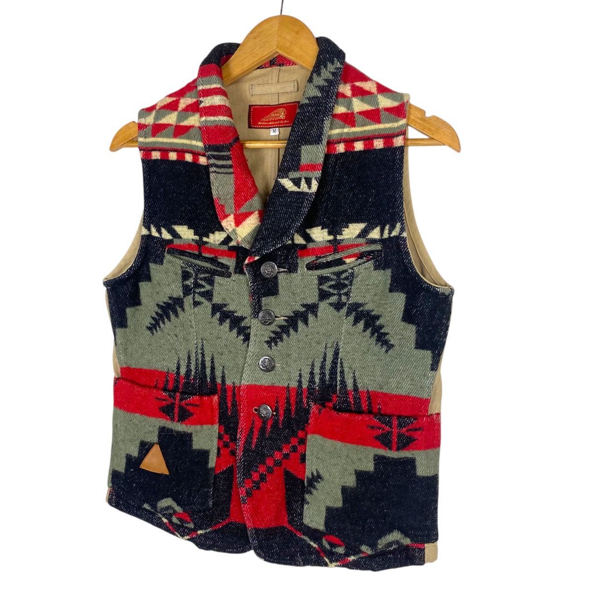 Indian Motorcycle × Japanese Brand 💥INDIAN MOTORCYCLE JAPAN NAVAJO BUTTON VEST Size US S / EU 44-46 / 1 - 2 Thumbnail