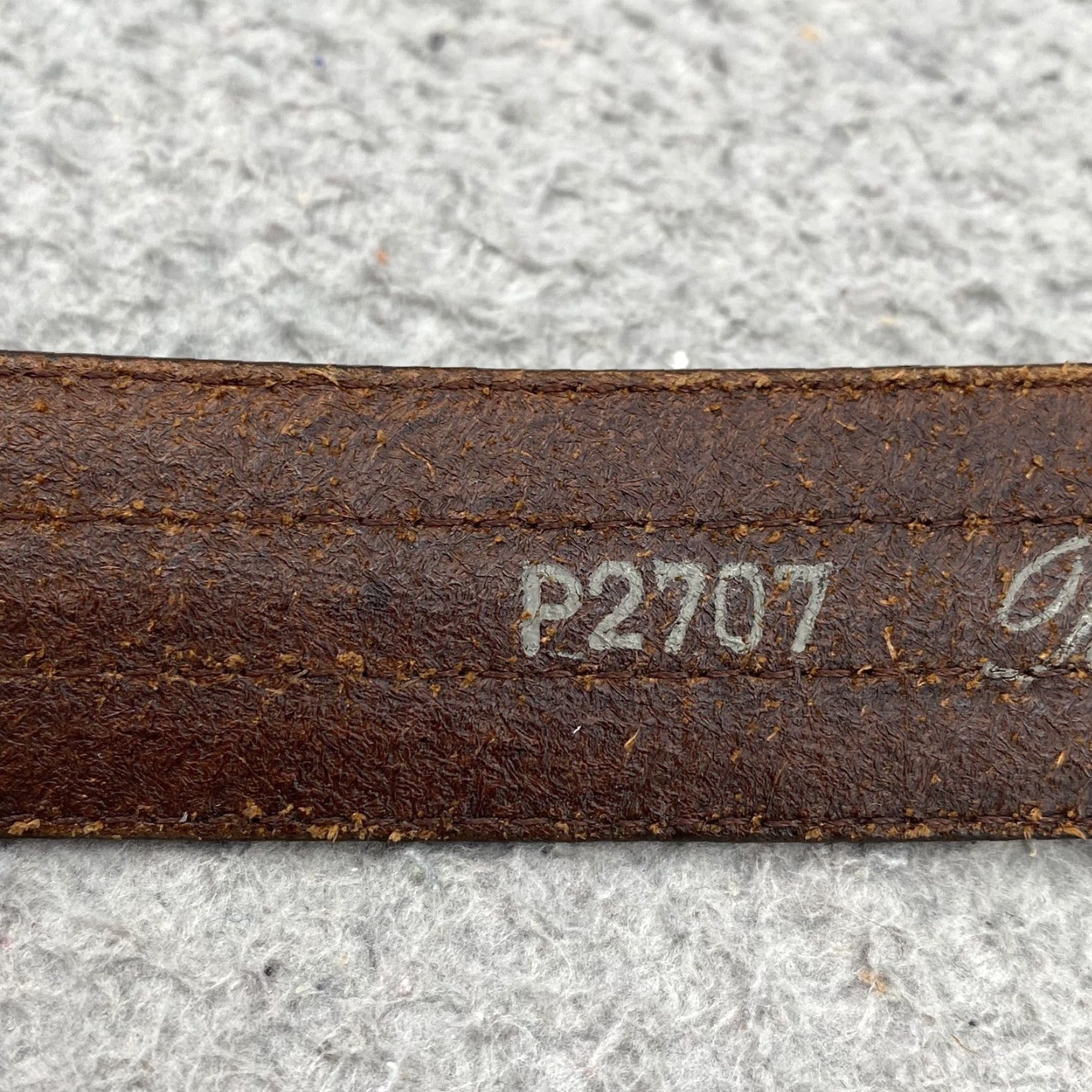 Brighton Brighton Leather Camden Canvas Belt Men Brown Size 42 Knit Brass Buckle Corpcore Belt Size ONE SIZE - 7 Thumbnail