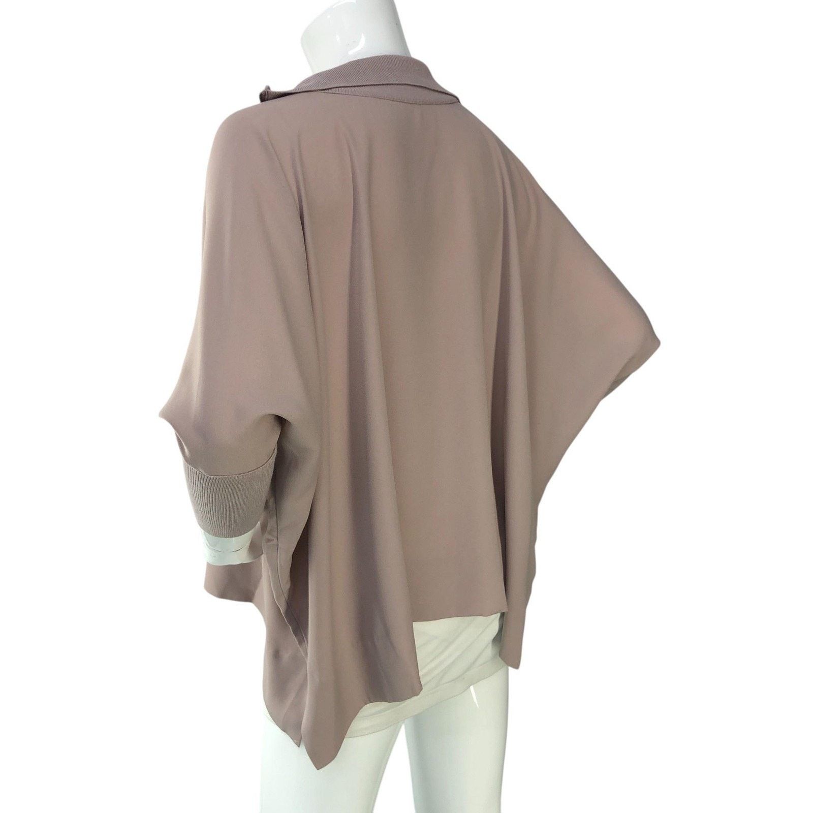 Aritzia Babaton Pullover M Pink Half Zip Short Sleeve *TINY FLAW Size M / US 6-8 / IT 42-44 - 7 Thumbnail
