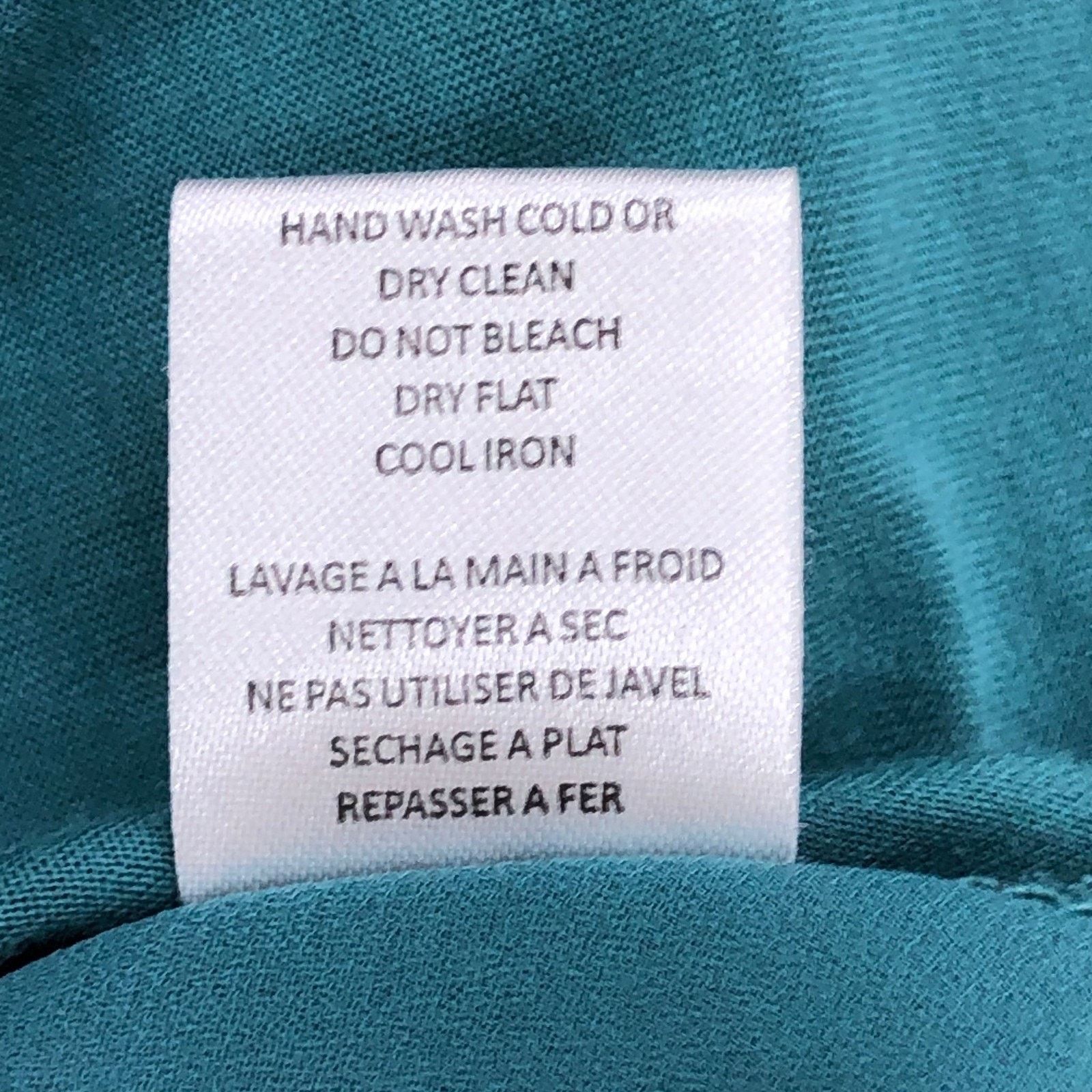 Haute Hippie Haute Hippie Tank Top S Teal Modal Scoop Neck High-Low Hem Size S / US 4 / IT 40 - 14 Thumbnail