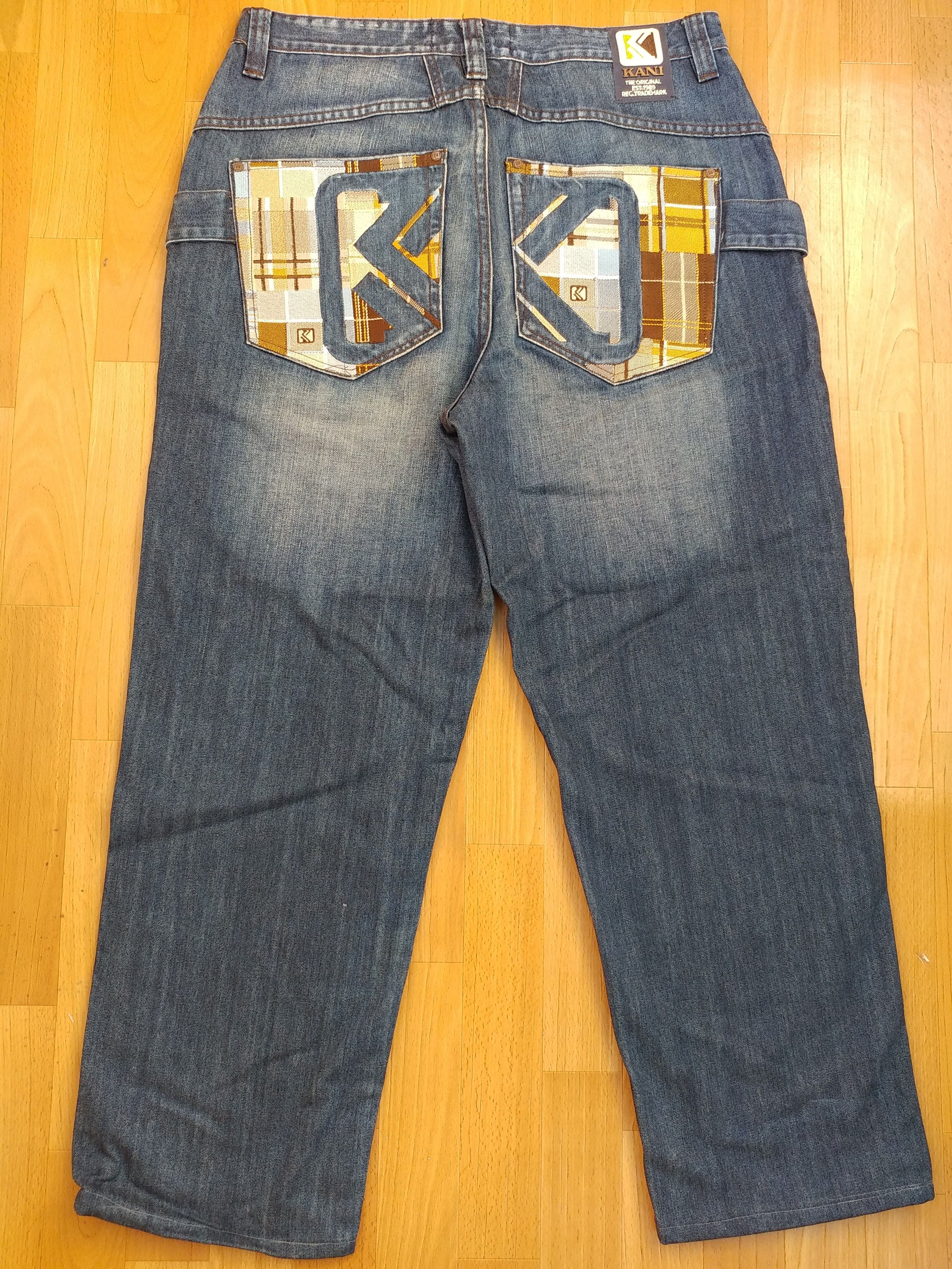 Karl Kani KARL KANI jeans, baggy, vintage Kani jeans, 90s hip hop W 34 Size US 34 / EU 50 - 1 Thumbnail