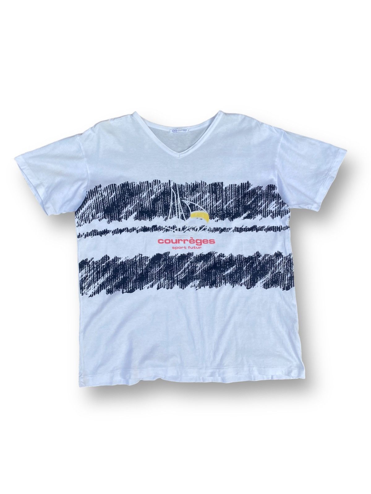 Courreges × Vintage Vintage Courreges Sport Futur Shirt. #C4 Size US L / EU 52-54 / 3 - 1 Thumbnail