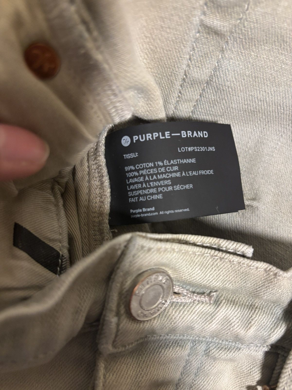 Purple Brand Light gray purple brand jeans Size US 32 / EU 48 - 7 Thumbnail