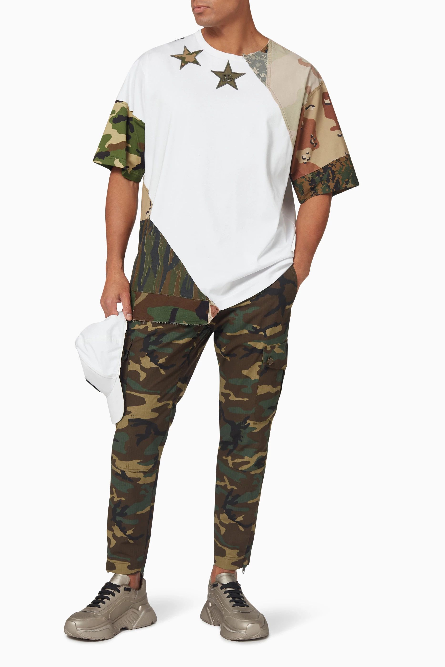 Dolce & Gabbana o1y0125 Cargo Pant in Military Green Size US 34 / EU 50 - 2 Thumbnail