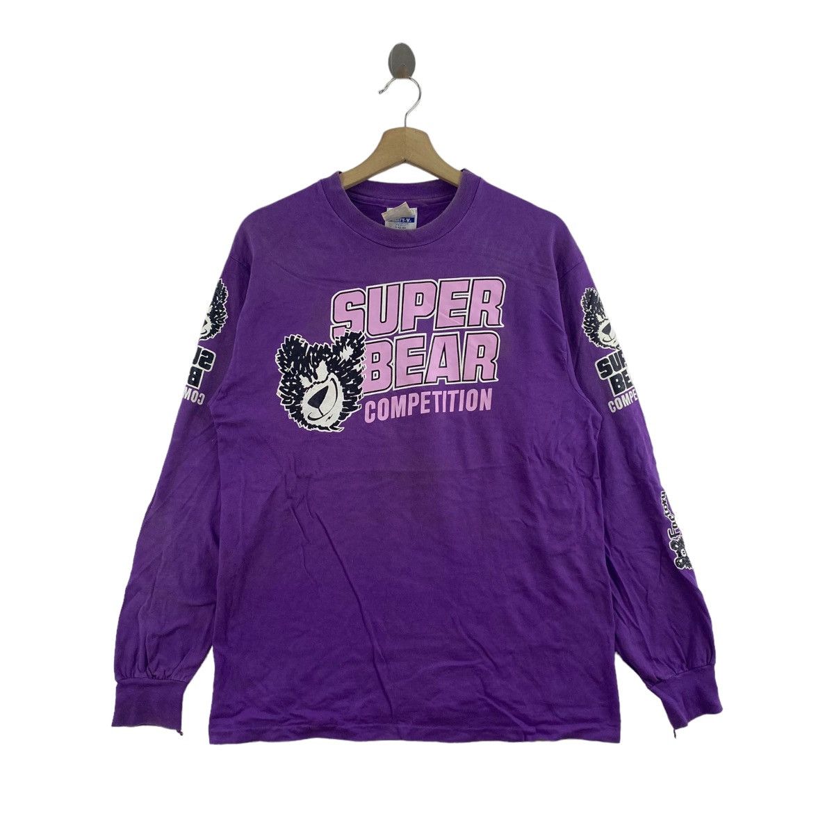 Vintage Vintage 90s SUPER BEAR COMPETITION Usa Bmx Motorcross Logo Size US L / EU 52-54 / 3 - 1 Thumbnail