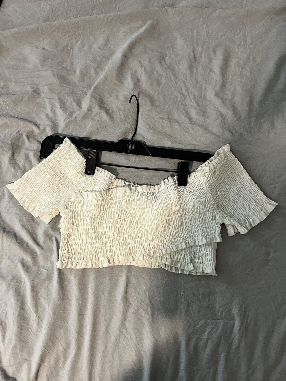 Vintage ribbed crop top Size S / US 4 / IT 40 - 2 Thumbnail