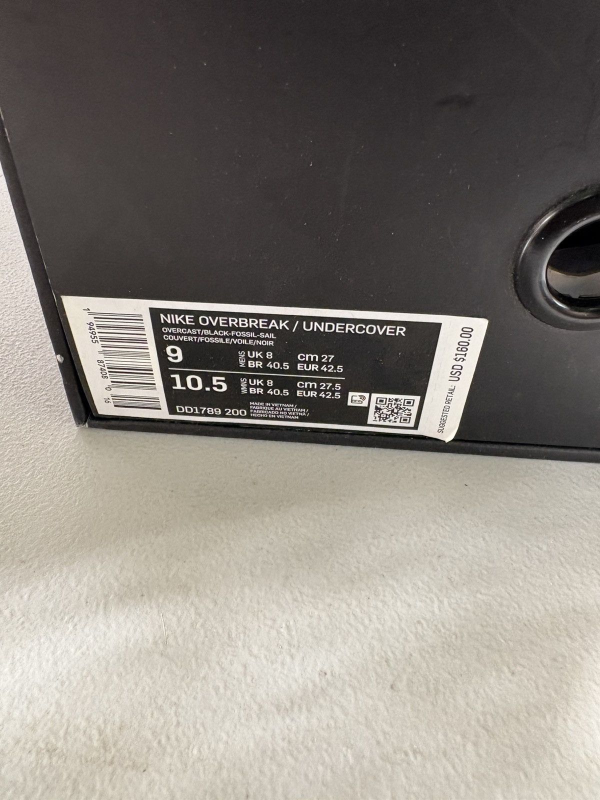 Nike Nike Undercover x Overbreak SP Overcast Men 9 DD1789-200 Size US 9 / EU 42 - 4 Thumbnail