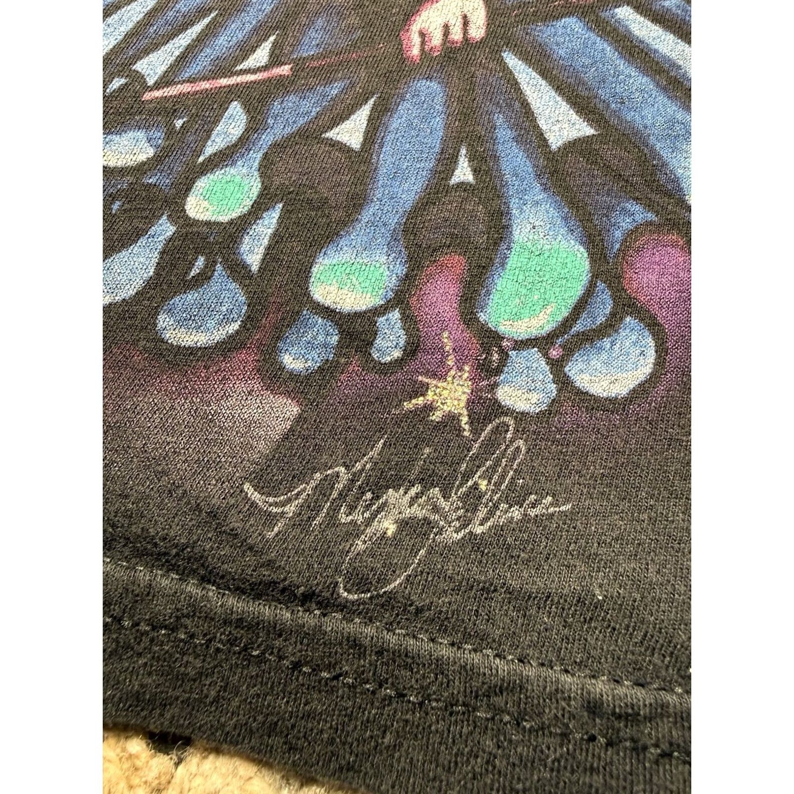 Hot Topic VINTAGE Myka Jelina Piper Fairy Emo Goth Hot Topic T-Shirt Woman’s M Black Short Sleeve Crew Neck Slim Juniors 100% Cotton Size M / US 6-8 / IT 42-44 - 3 Thumbnail