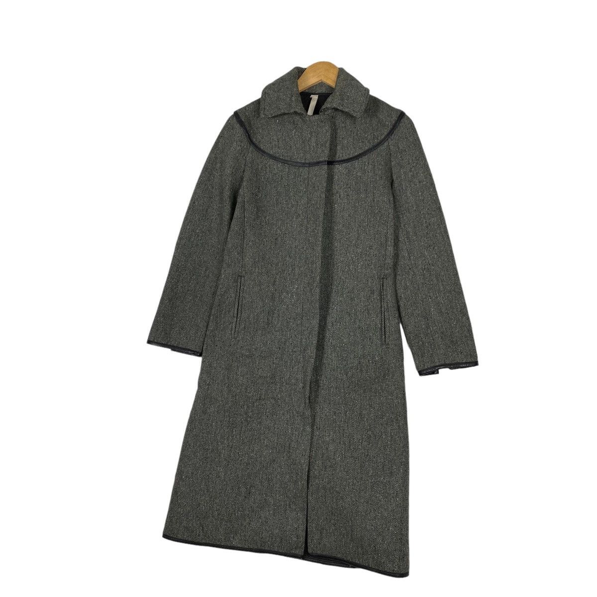 Designer × Silas Silas women wool overcoat jacket Size XS / US 0-2 / IT 36-38 - 2 Thumbnail