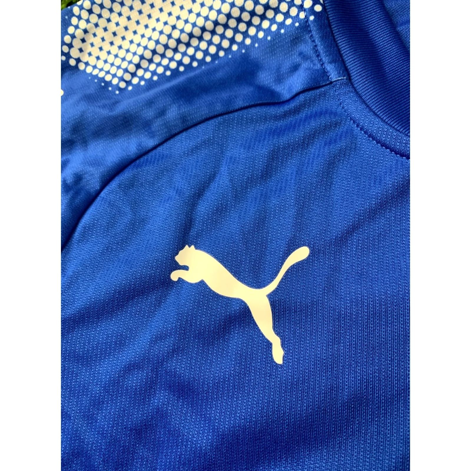 Puma PUMA Striker DryCell Original Men Football Shirt Jersey Tee XS White Royal Short Sleeve Sports Shirt Size US XS / EU 42 / 0 - 4 Thumbnail