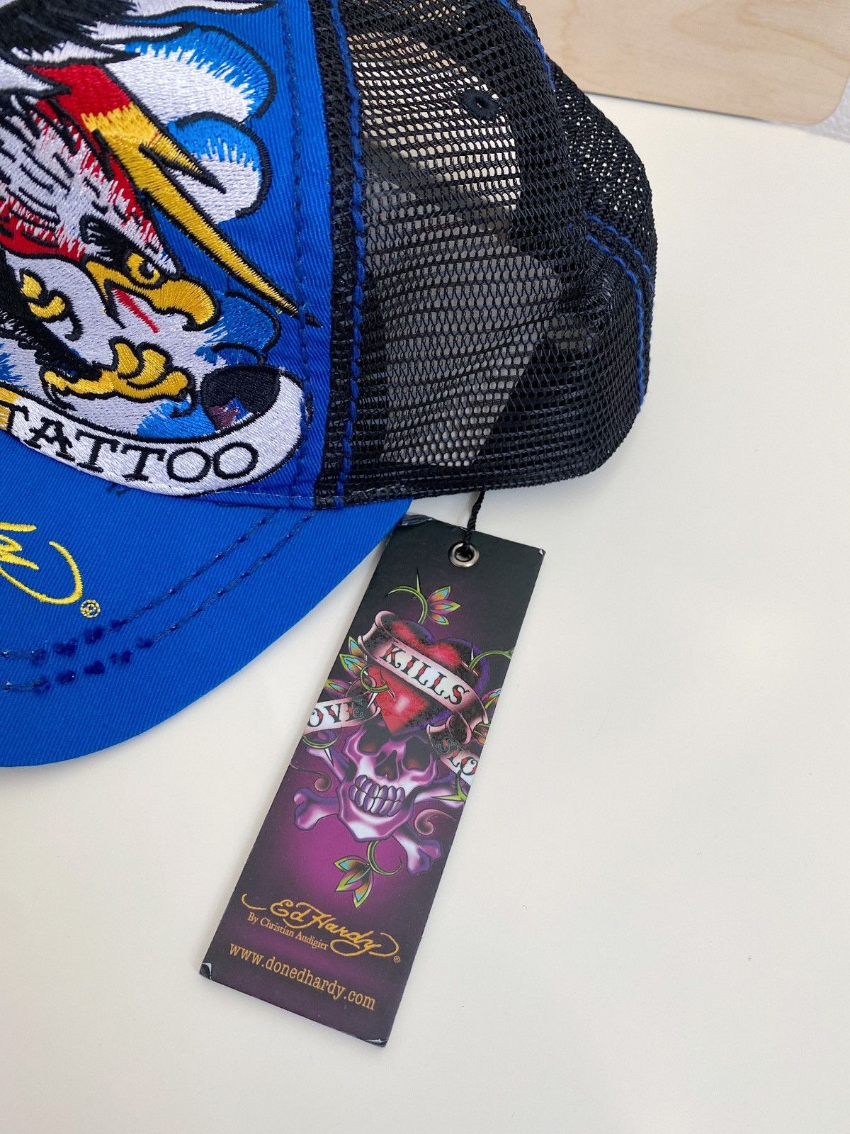 Ed Hardy Ed Hardy Cristian Audigier 77 Tattoo Eagle cap Size ONE SIZE - 12 Thumbnail