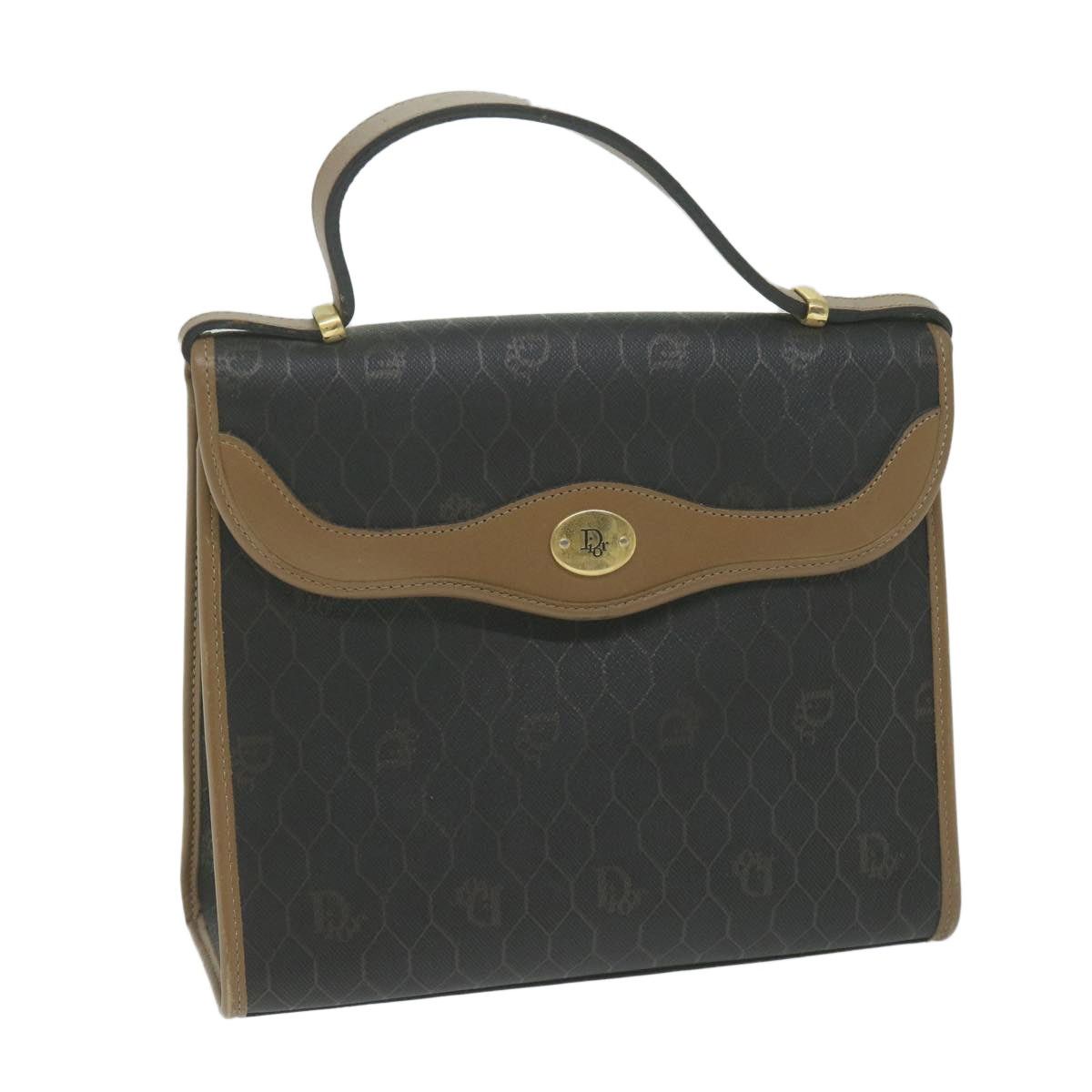 Dior DIOR Honeycomb Canvas Hand Bag Pvc Leather Black Size ONE SIZE - 1 Thumbnail