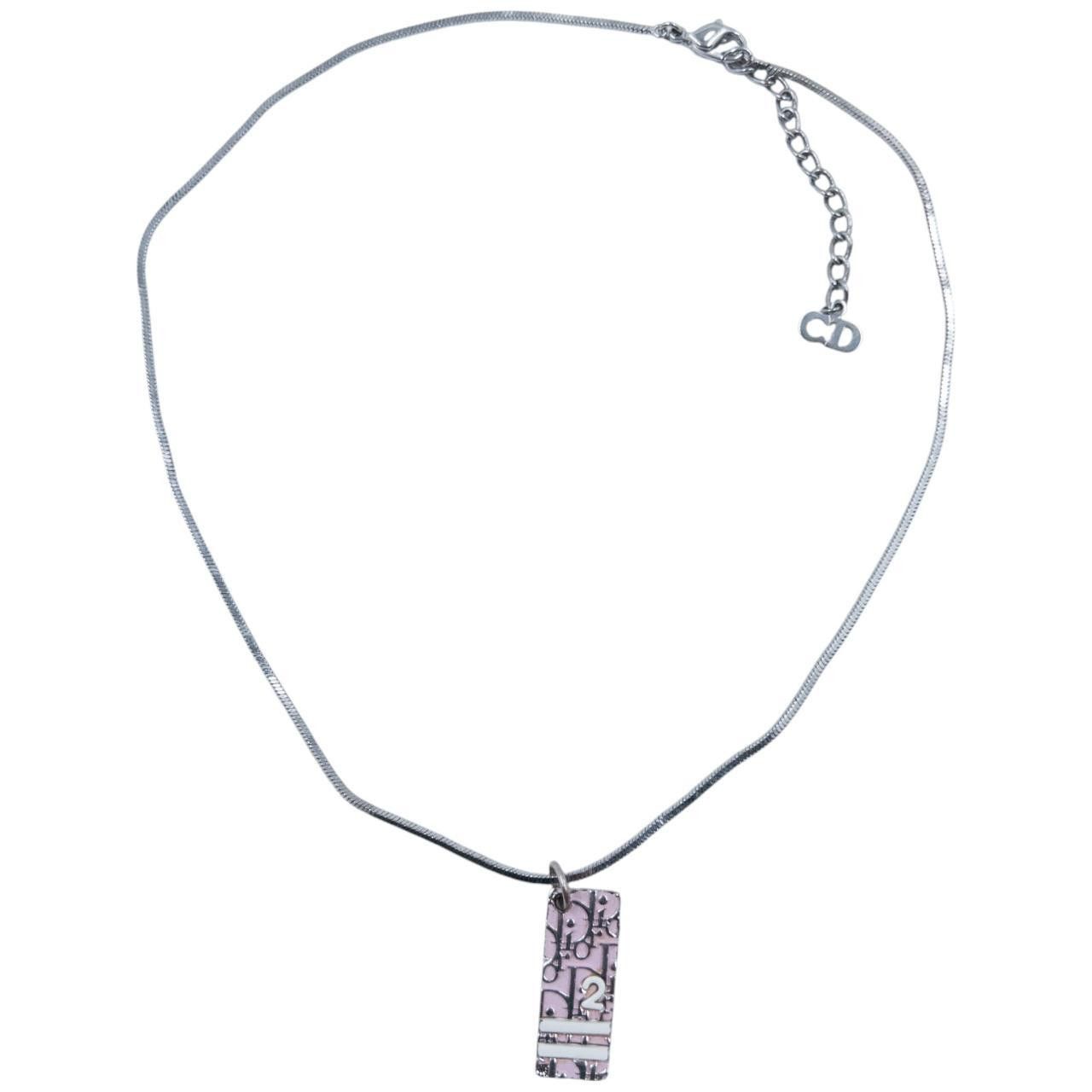 Dior Vintage Dior Monogram Pendant Necklace Size ONE SIZE - 5 Thumbnail
