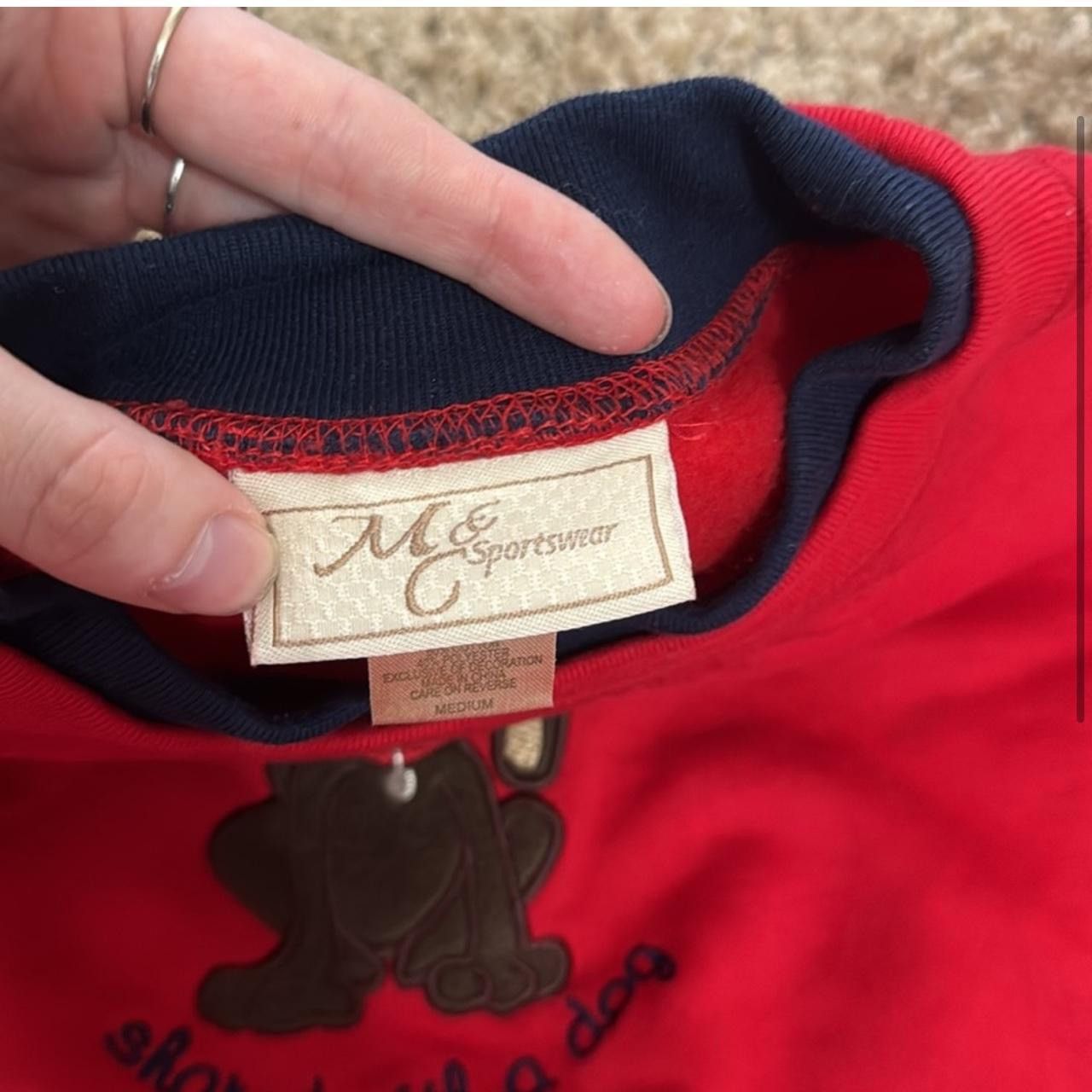 Vintage Y2K Dog Crewneck Size M / US 6-8 / IT 42-44 - 3 Thumbnail