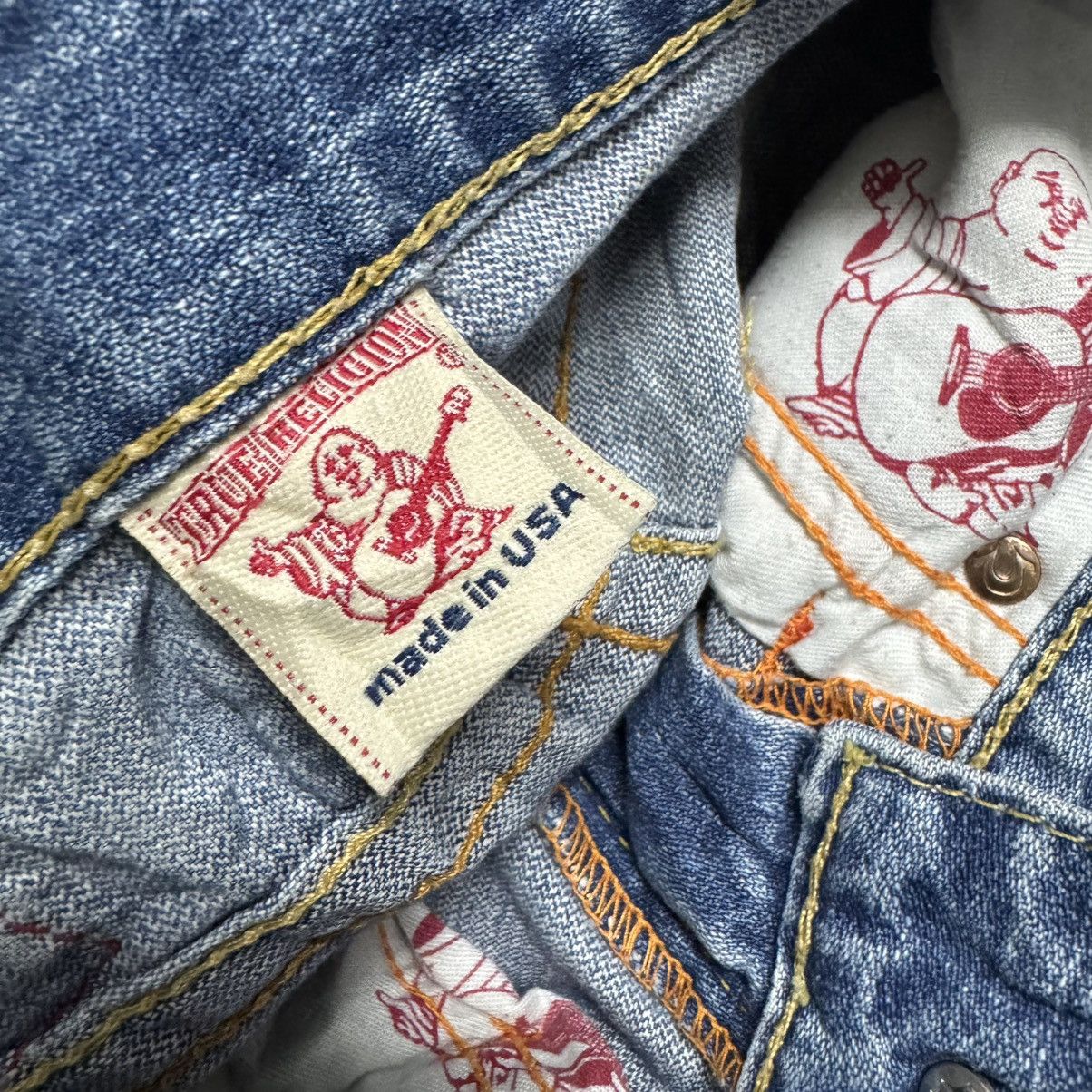 True Religion Vintage True Religion Joey Big T Denim Flare Jeans Size US 29 - 22 Thumbnail