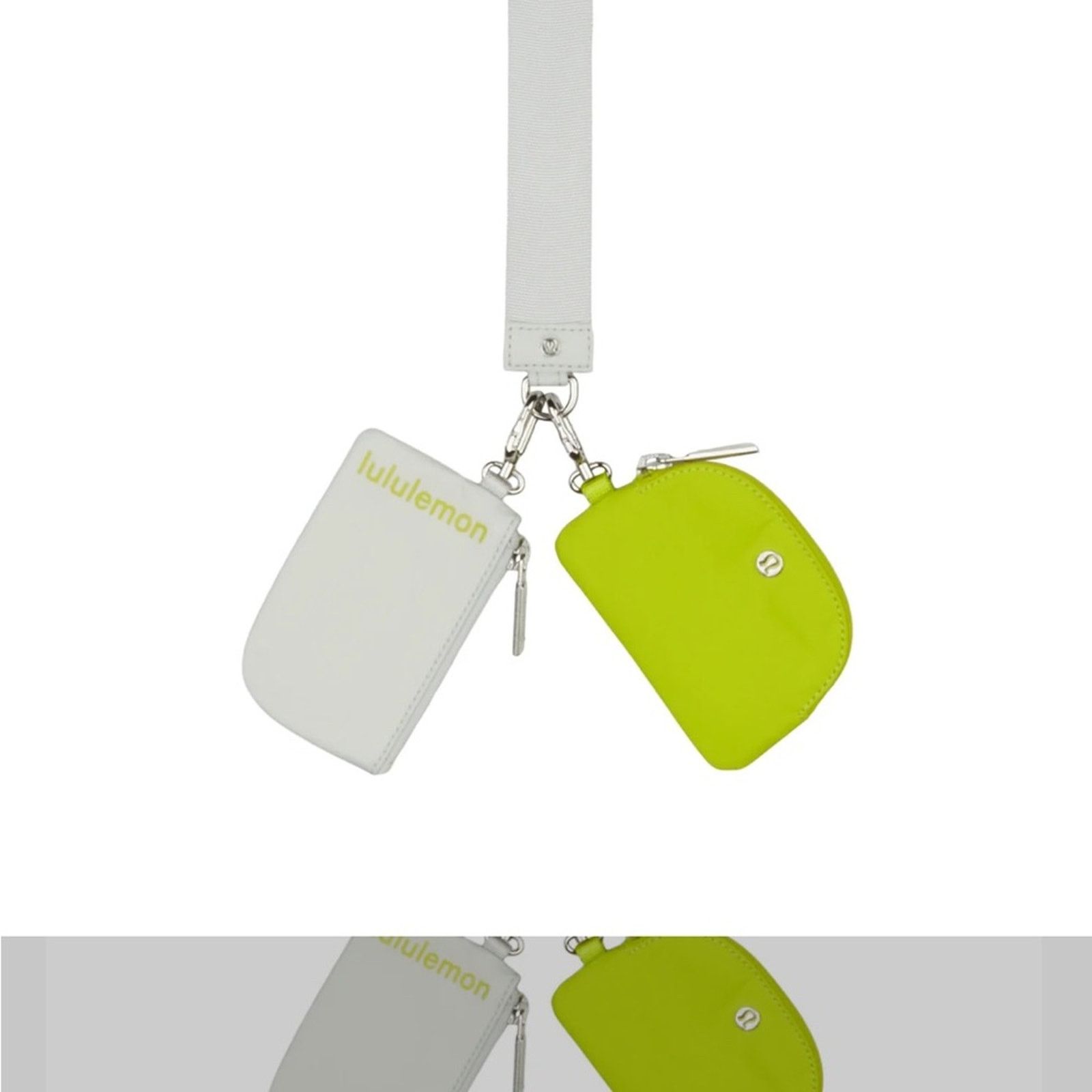 Lululemon Lululemon Dual Pouch Wristlet Vapor Lichen Lime NWT Size ONE SIZE - 3 Thumbnail