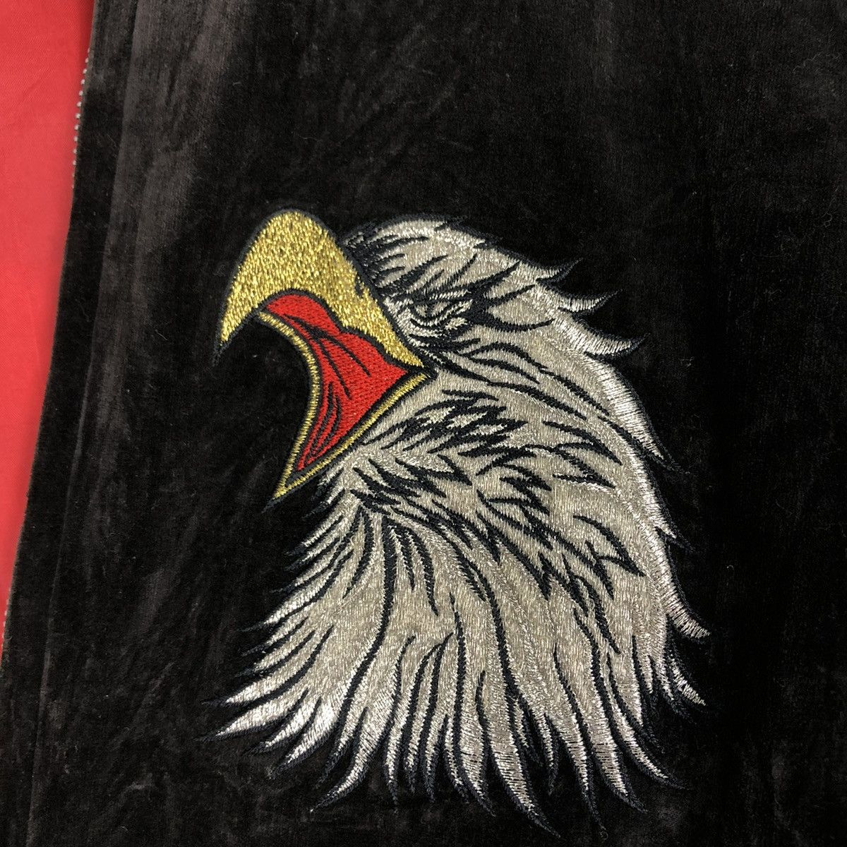 Toyo Enterprises 🔥VINTAGE VELVET SOUVENIR JACKET OVER PRINT JAPAN YOKOSUKA Size US M / EU 48-50 / 2 - 19 Thumbnail