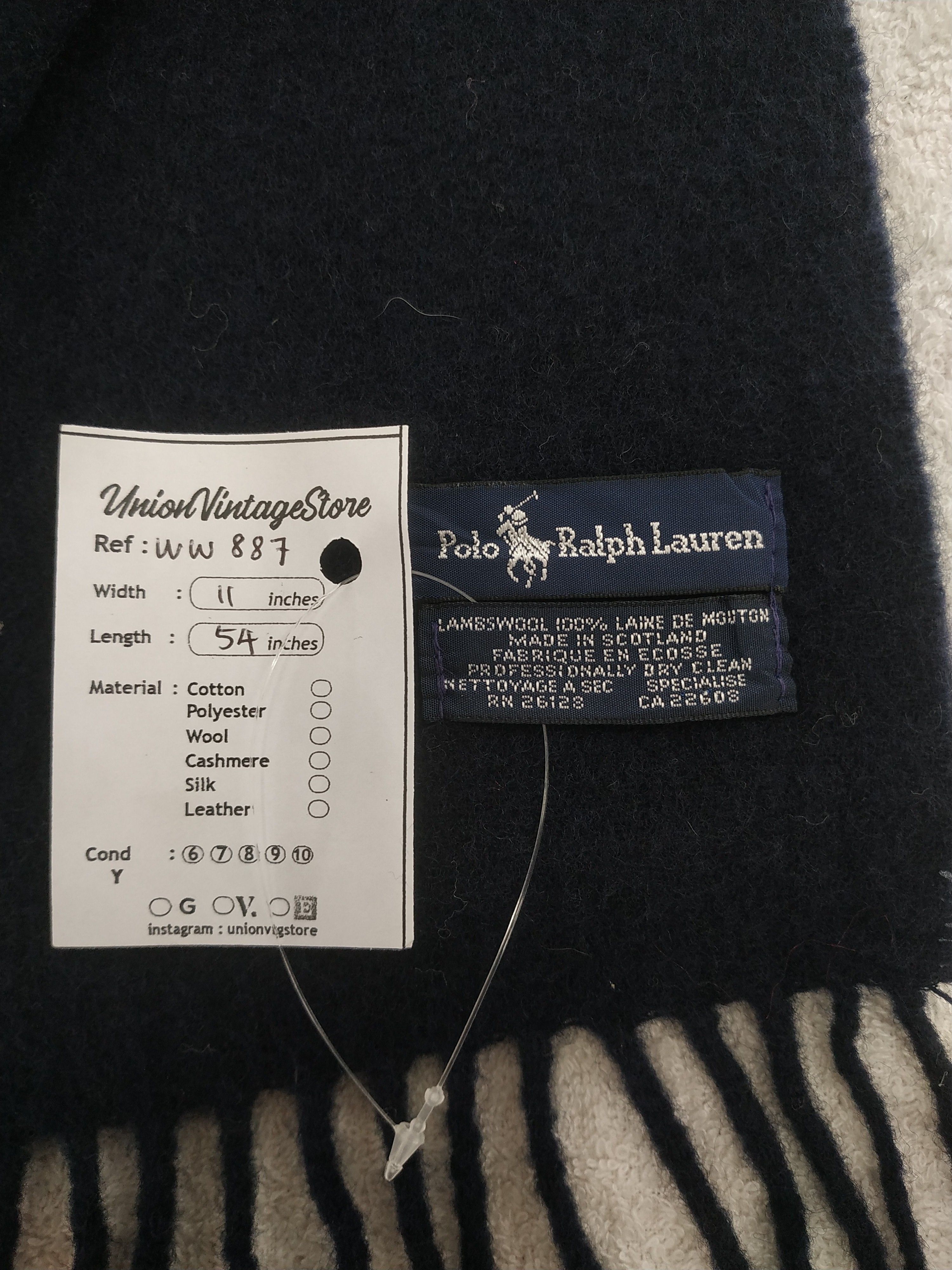 Polo Ralph Lauren × Vintage Polo Ralph Lauren Scarf / Muffler / Neckwear - WW887 Size ONE SIZE - 5 Thumbnail