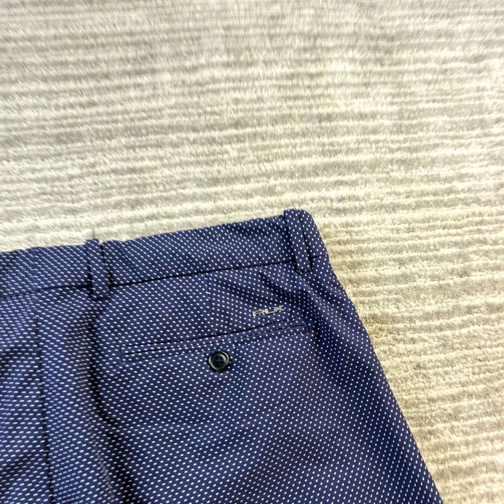 RLX Ralph Lauren RLX Ralph Lauren Mens Shorts 34 Chino Polka Dot Performance Fit Woven Size US 34 / EU 50 - 4 Thumbnail