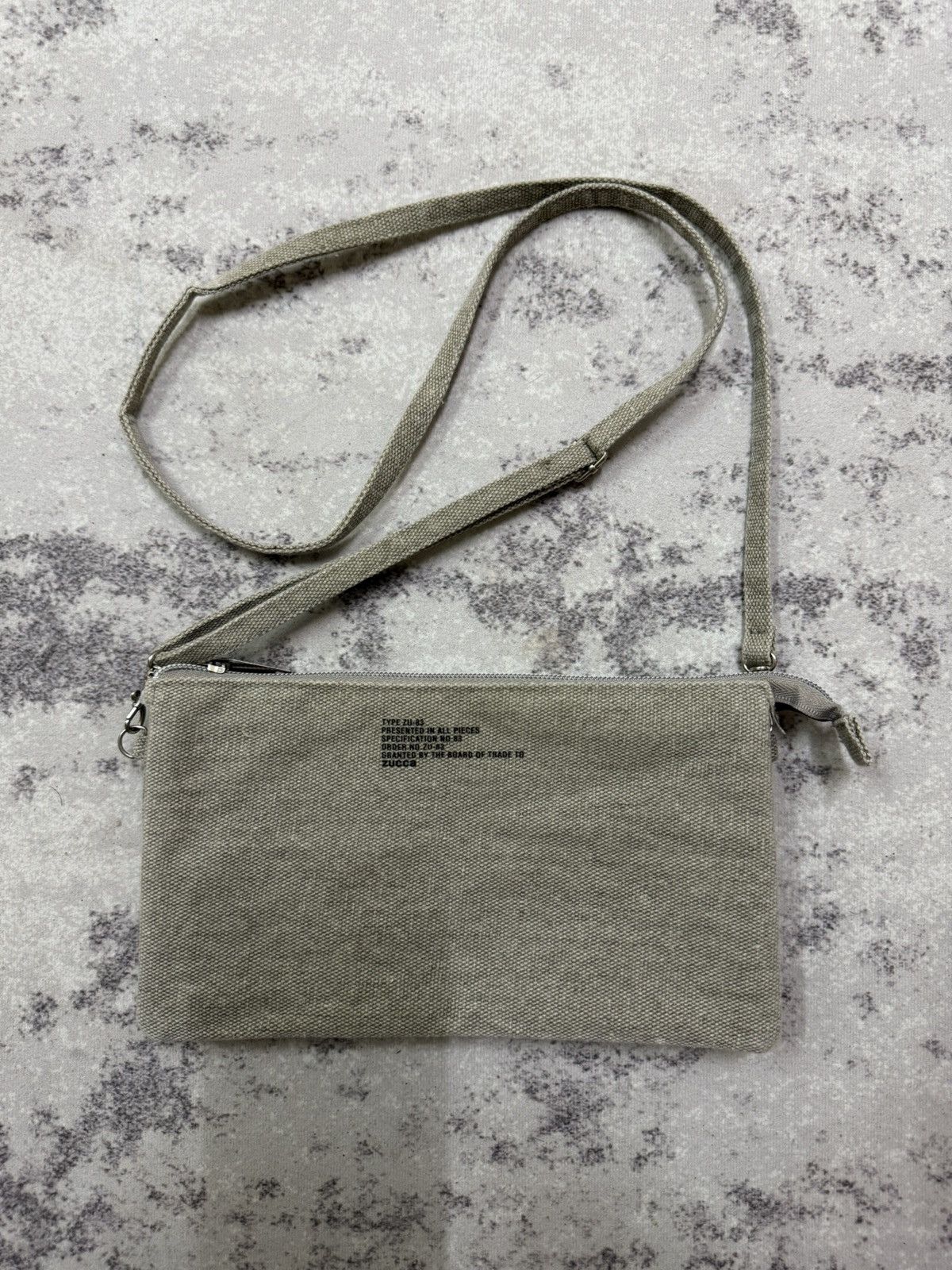 Zucca Vintage Zucca Canvas Sling Bag Size ONE SIZE - 1 Thumbnail