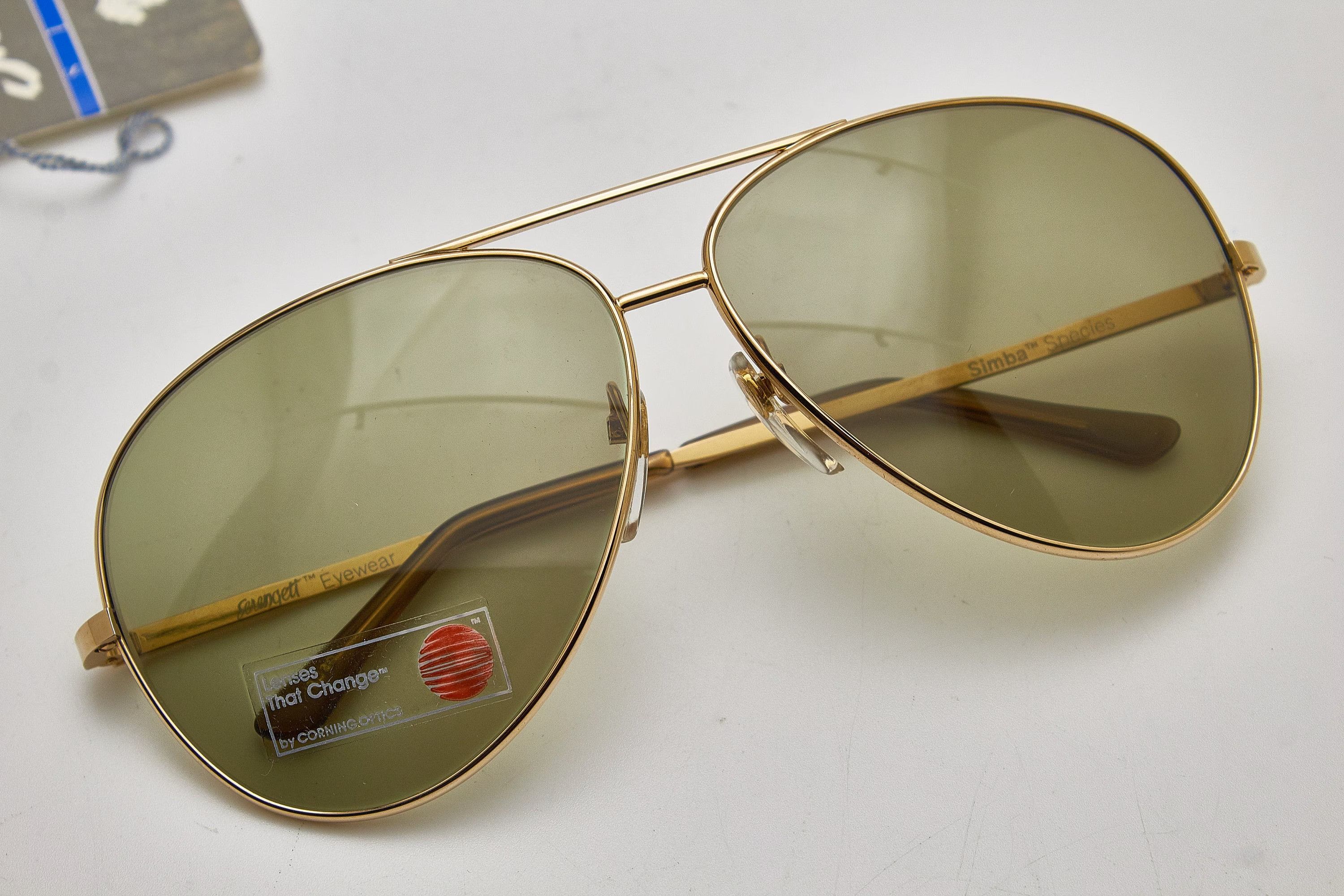 Serengeti SERENGETI quiet luxury 80s oversized gold thin metal specs Size ONE SIZE - 9 Thumbnail