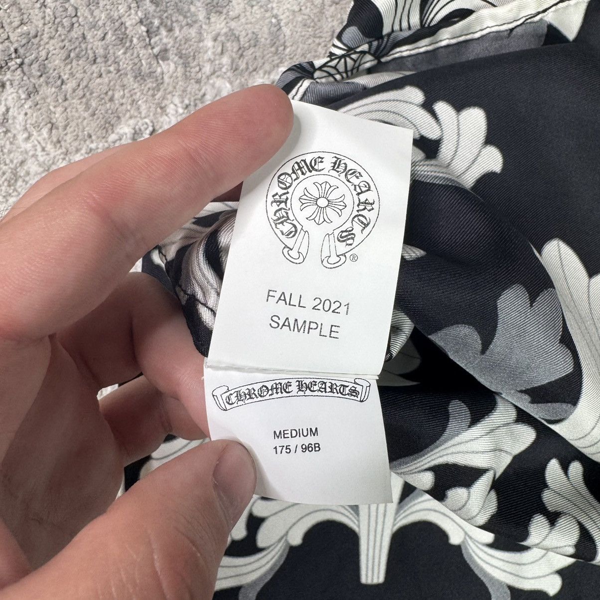 Chrome Hearts Silk plus cross button up short sleeve shirt Size US M / EU 48-50 / 2 - 16 Thumbnail