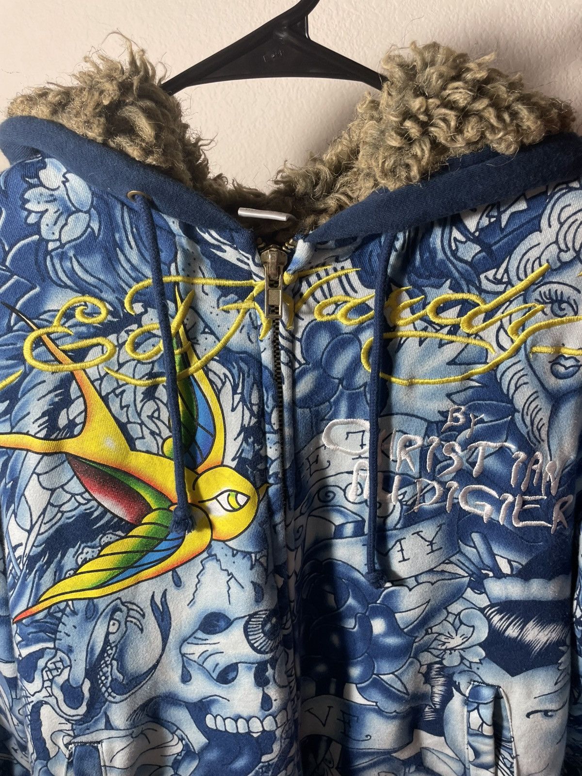 Ed Hardy Ed Hardy Zip Up Hoodie Sweater Size US M / EU 48-50 / 2 - 3 Thumbnail