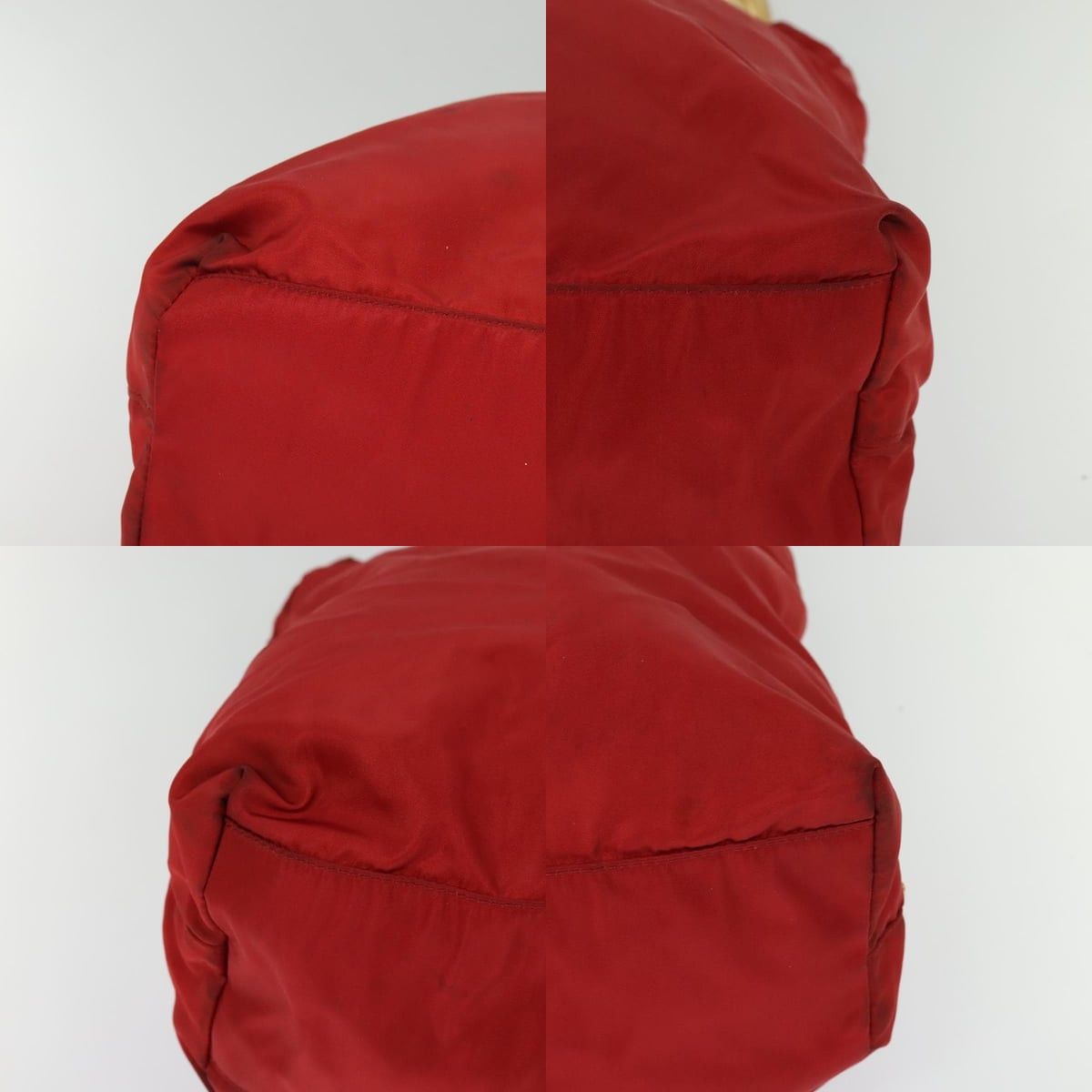 Prada PRADA Tote Bag Nylon Red Gold Size ONE SIZE - 10 Thumbnail