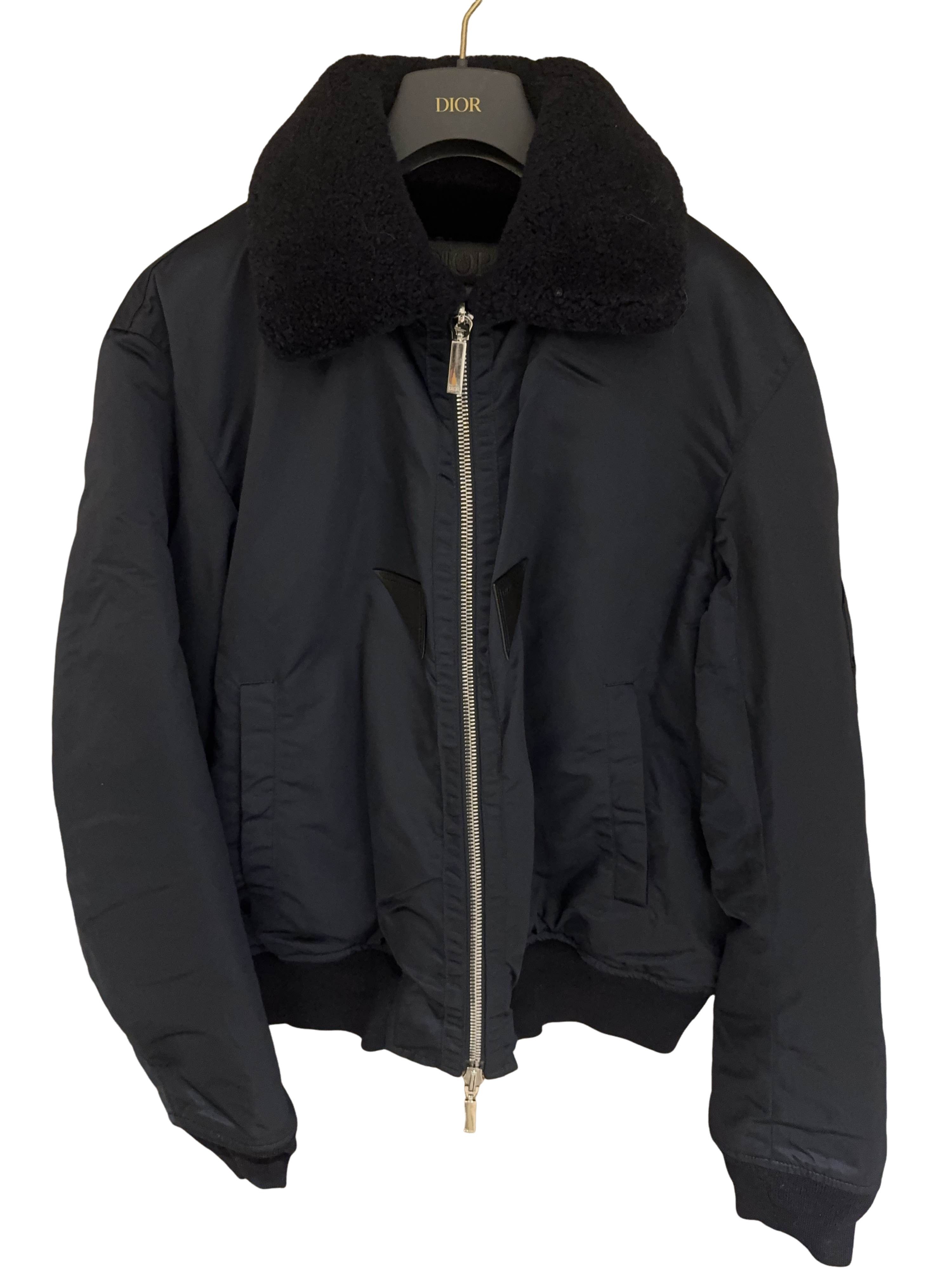 Dior × Hedi Slimane Dior Homme AW05 Shearling Collar Aviator