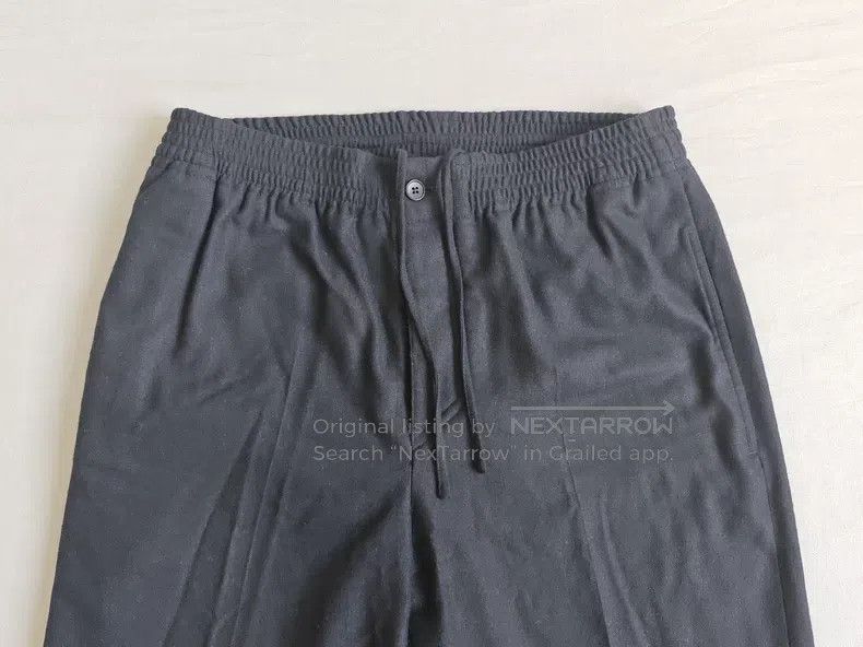 Hermes Hermes Men's cashmere casual sport pants, navy blue, 96% c Size US 42 / EU 58 - 2 Thumbnail